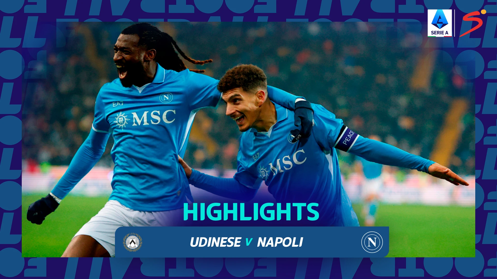 Udinese v Napoli | Match Highlights | Italian Serie A Matchday 16