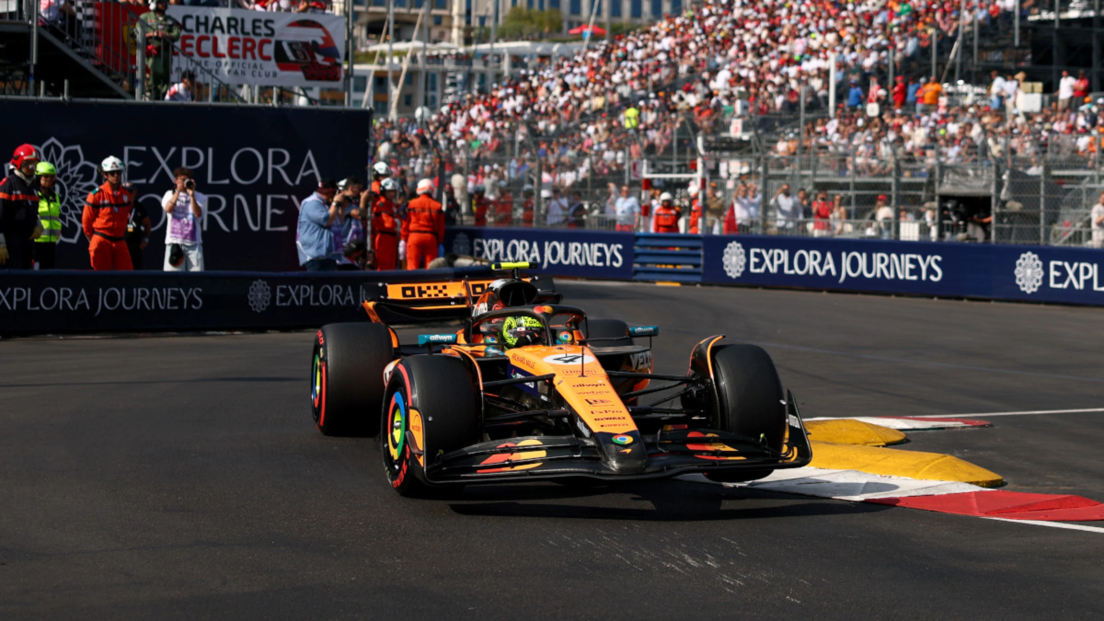 Norris beats Leclerc to Monaco pole, Hamilton demoted