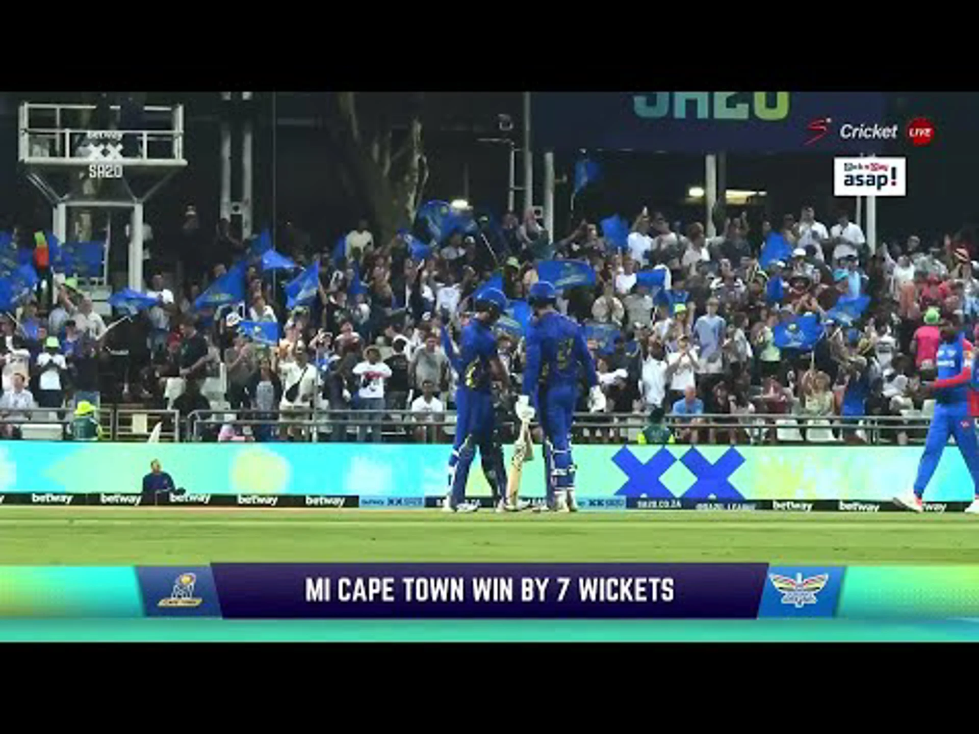 MI Cape Town v Durban's Super Giants | Betway SA20 | Short Highlights