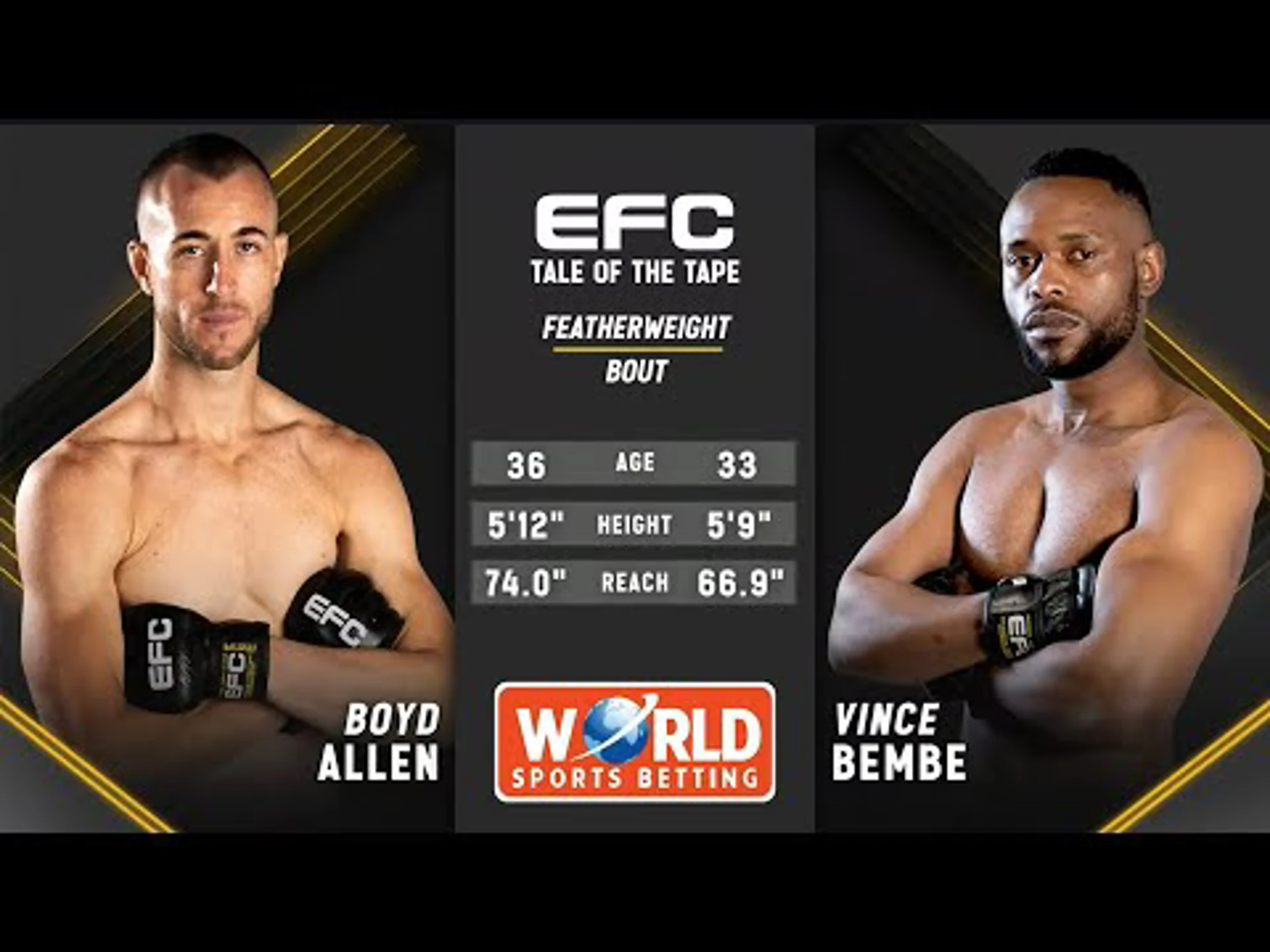Boyd Allen vs Vince Bembe | Featherweight Bout | Highlights | EFC 129