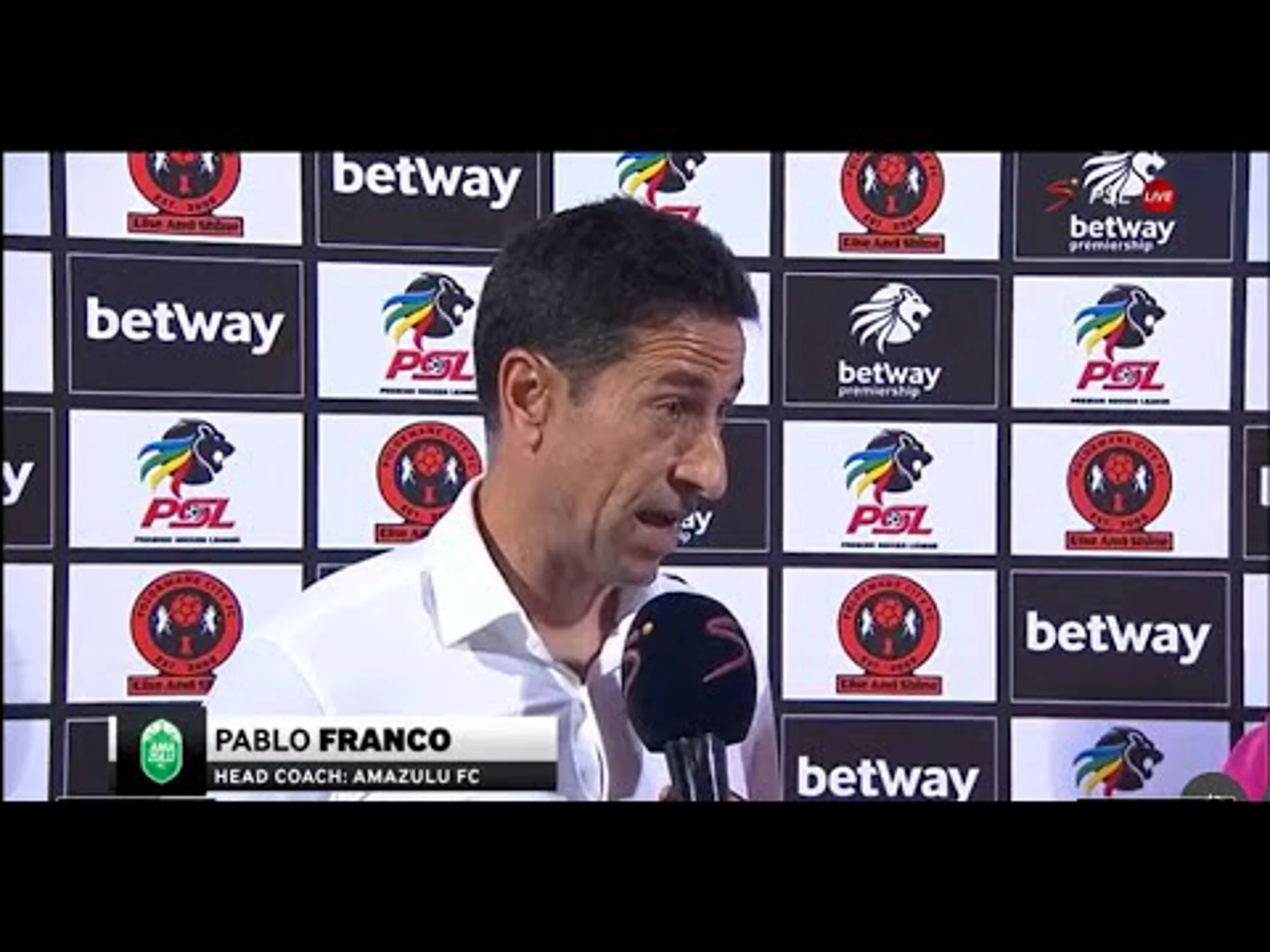 Pablo Franco | Polokwane City v AmaZulu | Betway Premiership