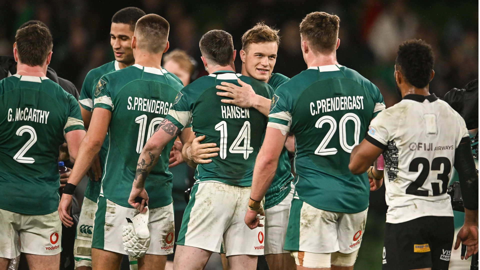 Ireland run Fiji ragged to record  victory