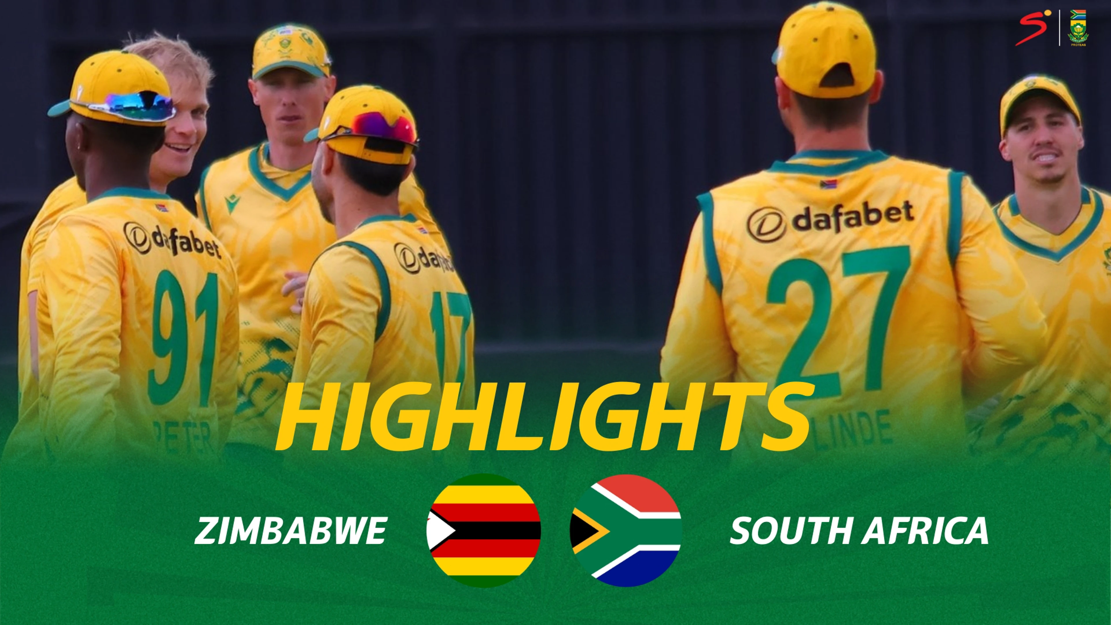 Zimbabwe v South Africa | Short Highlights | 4th T20 Tri-Series