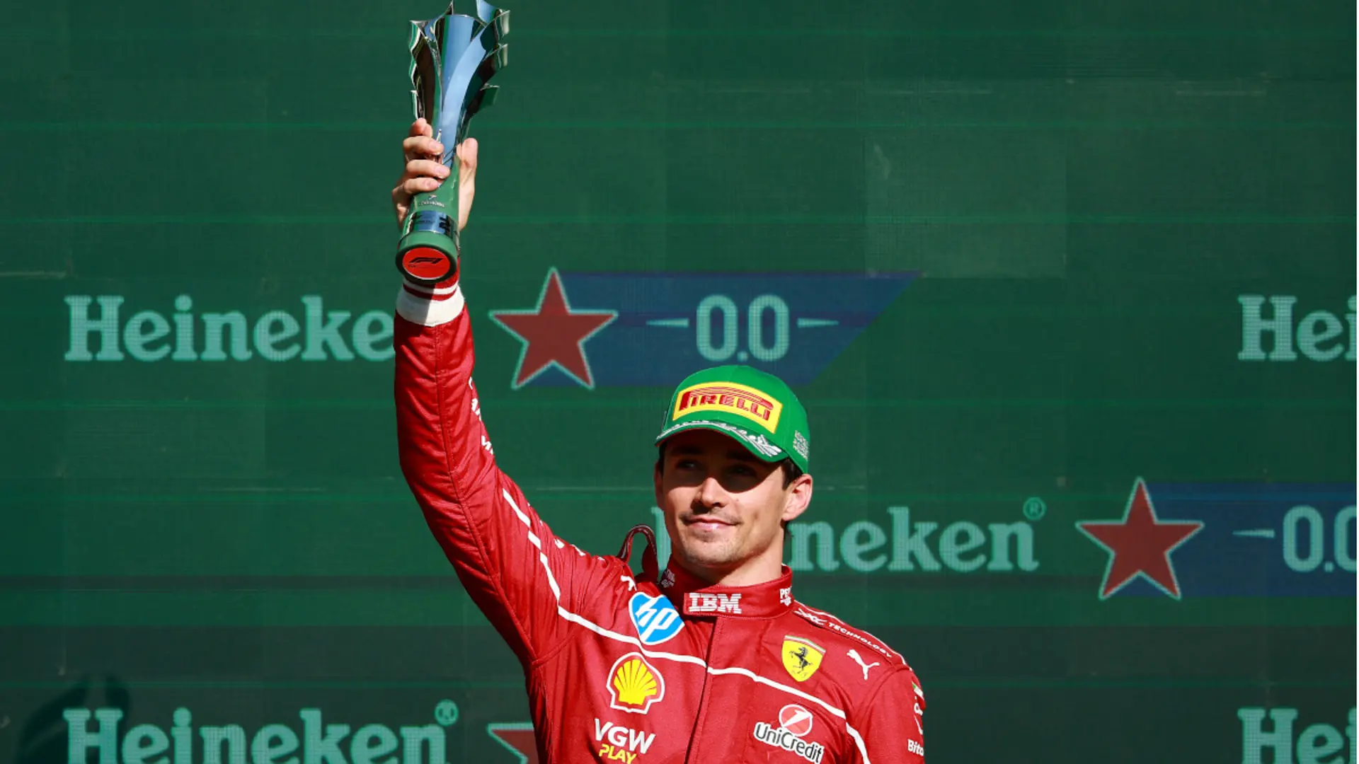 Leclerc relieved after being saved by the Safety Car