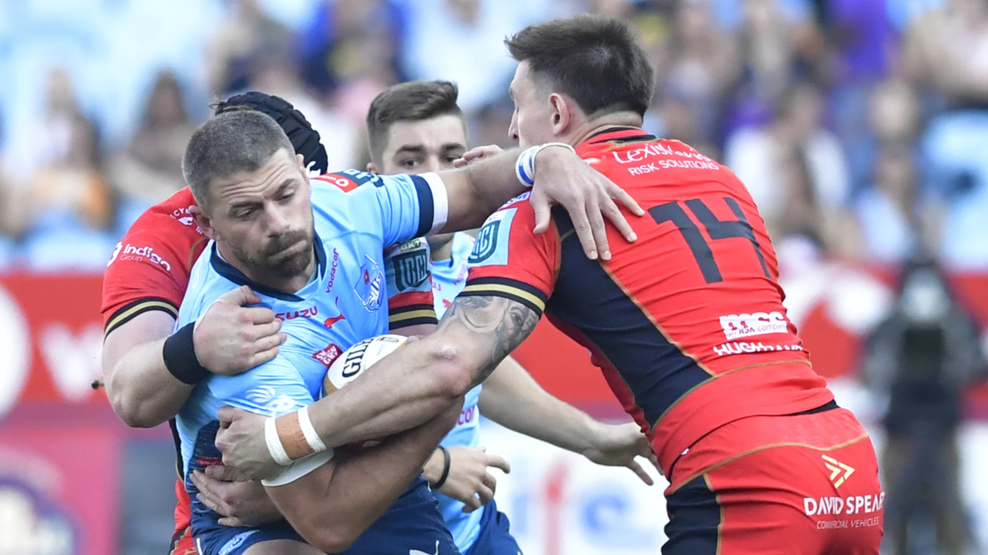CARDIFF BULLDOZED: Forwards pave way for Le Roux masterclass