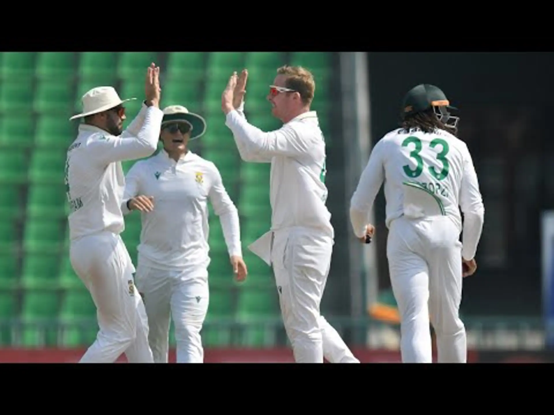 Simon Harmer 4 wickets | Pakistan v South Africa | 1st Test Day 3