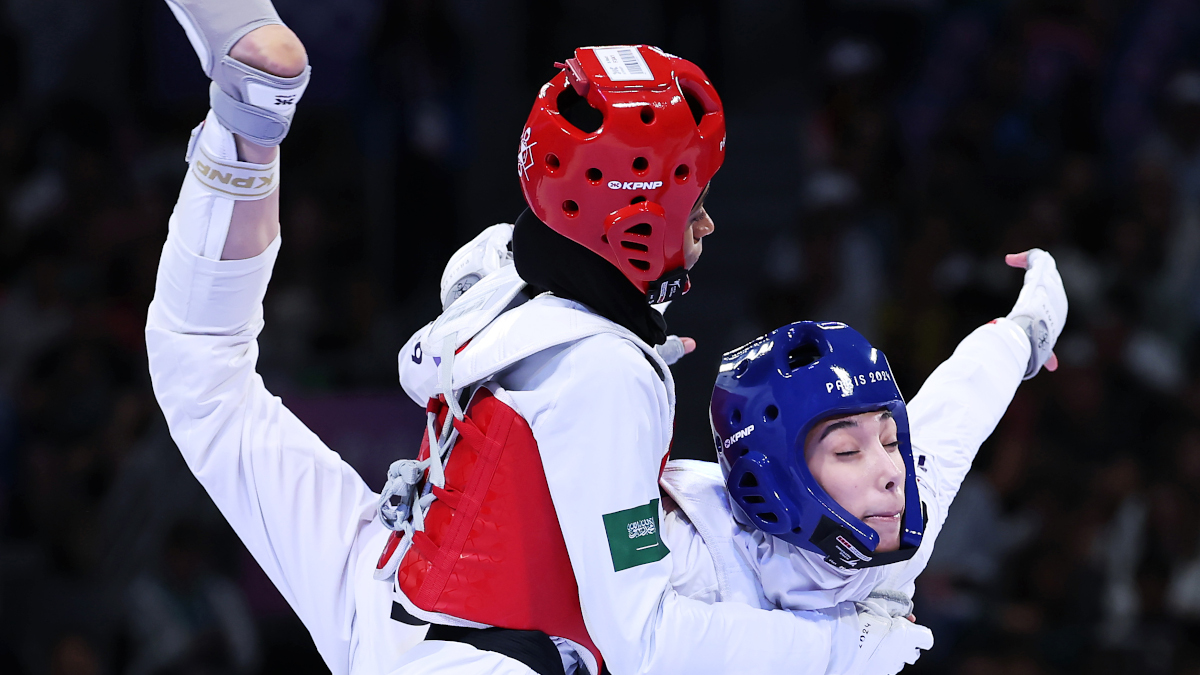 Saudi taekwondo star edged out in historic Olympic women's medal pursuit | SuperSport