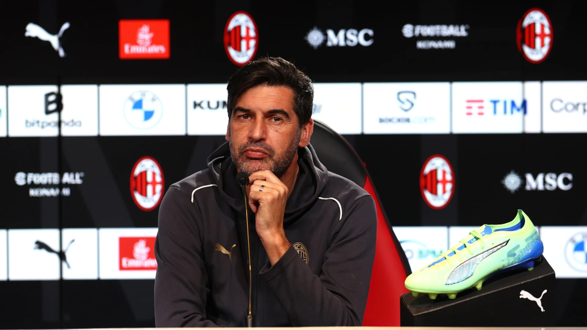 Under-fire Milan boss Fonseca understands fans' frustration