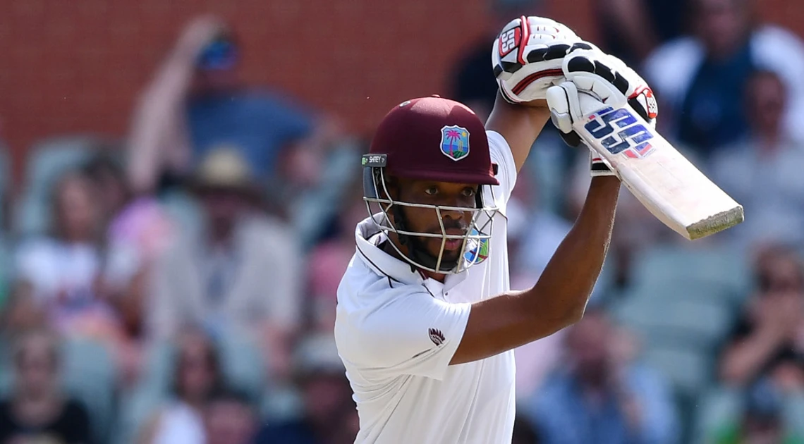 Chase half-century helps West Indies to 175-run lead