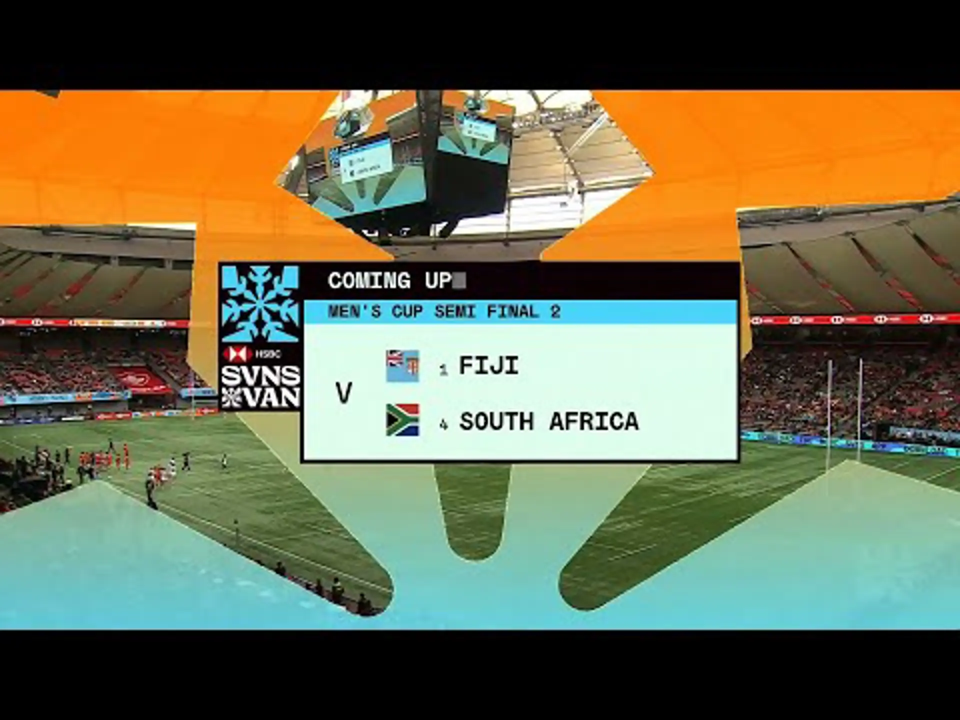 Fiji v South Africa | Cup SF2 | Highlights | World Rugby HSBC Sevens Series Vancouver