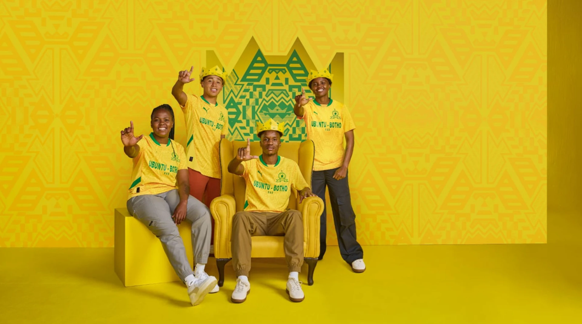 PUMA and Mamelodi Sundowns unveil new kits celebrating club's legacy