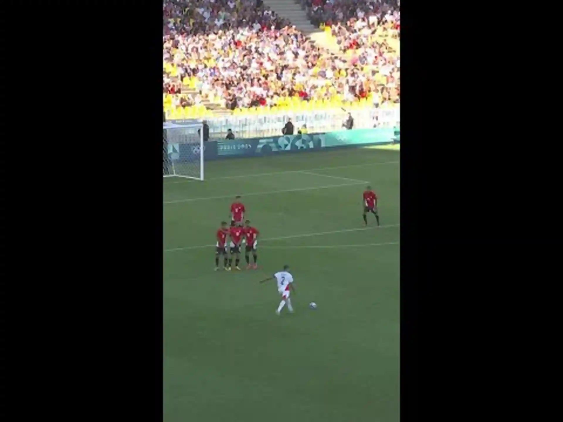 STUNNING free kick in bronze match