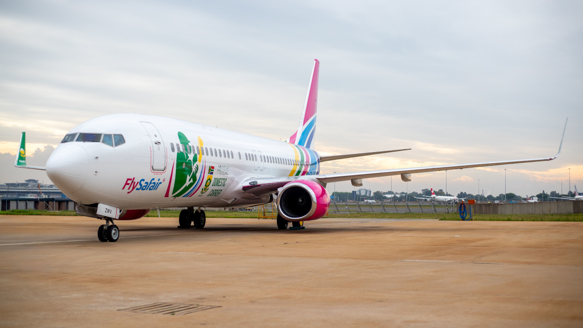 CSA and FlySafair unveil Proteas livery designed by 22-year-old student