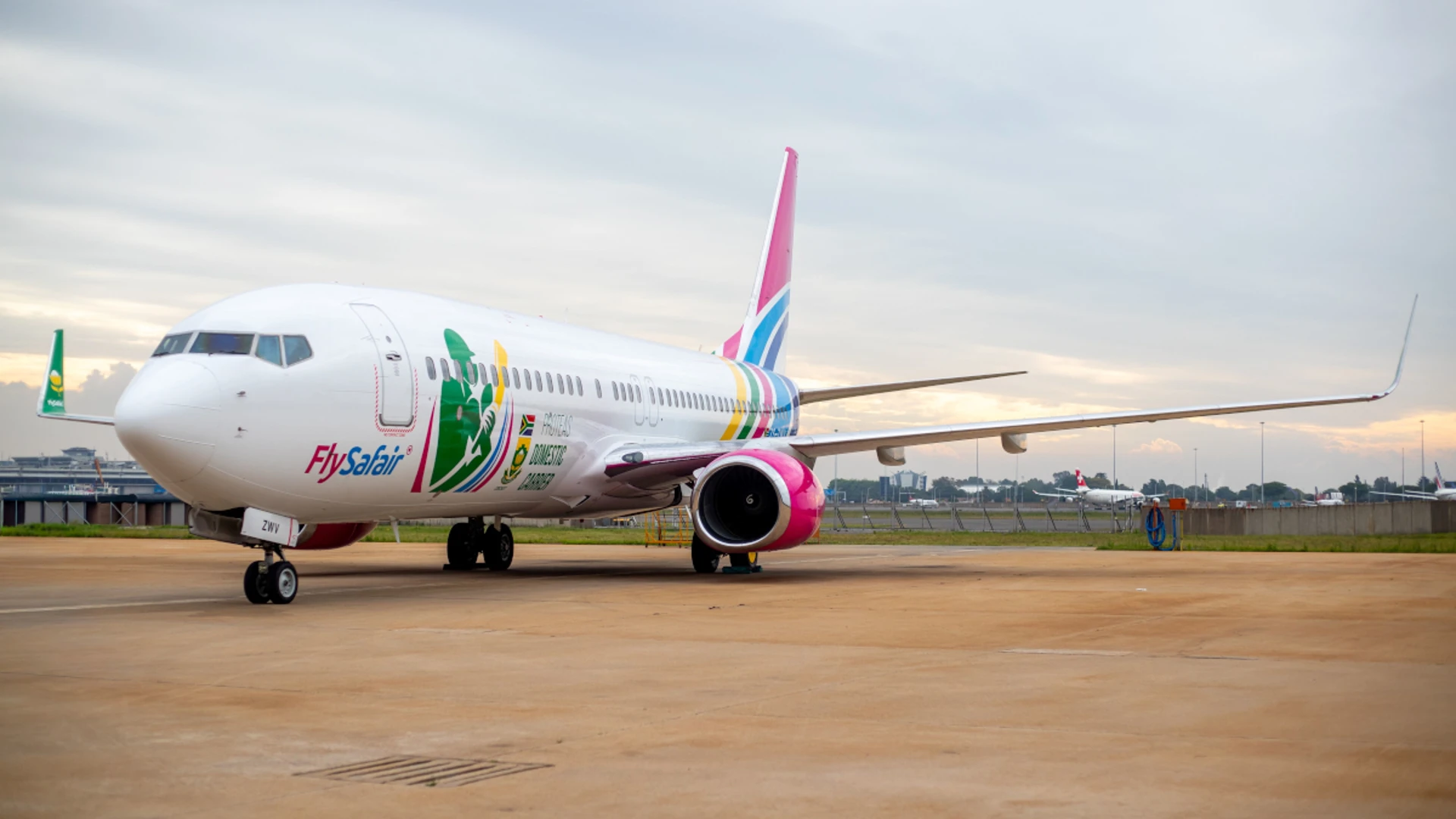 CSA and FlySafair unveil Proteas livery designed by 22-year-old student
