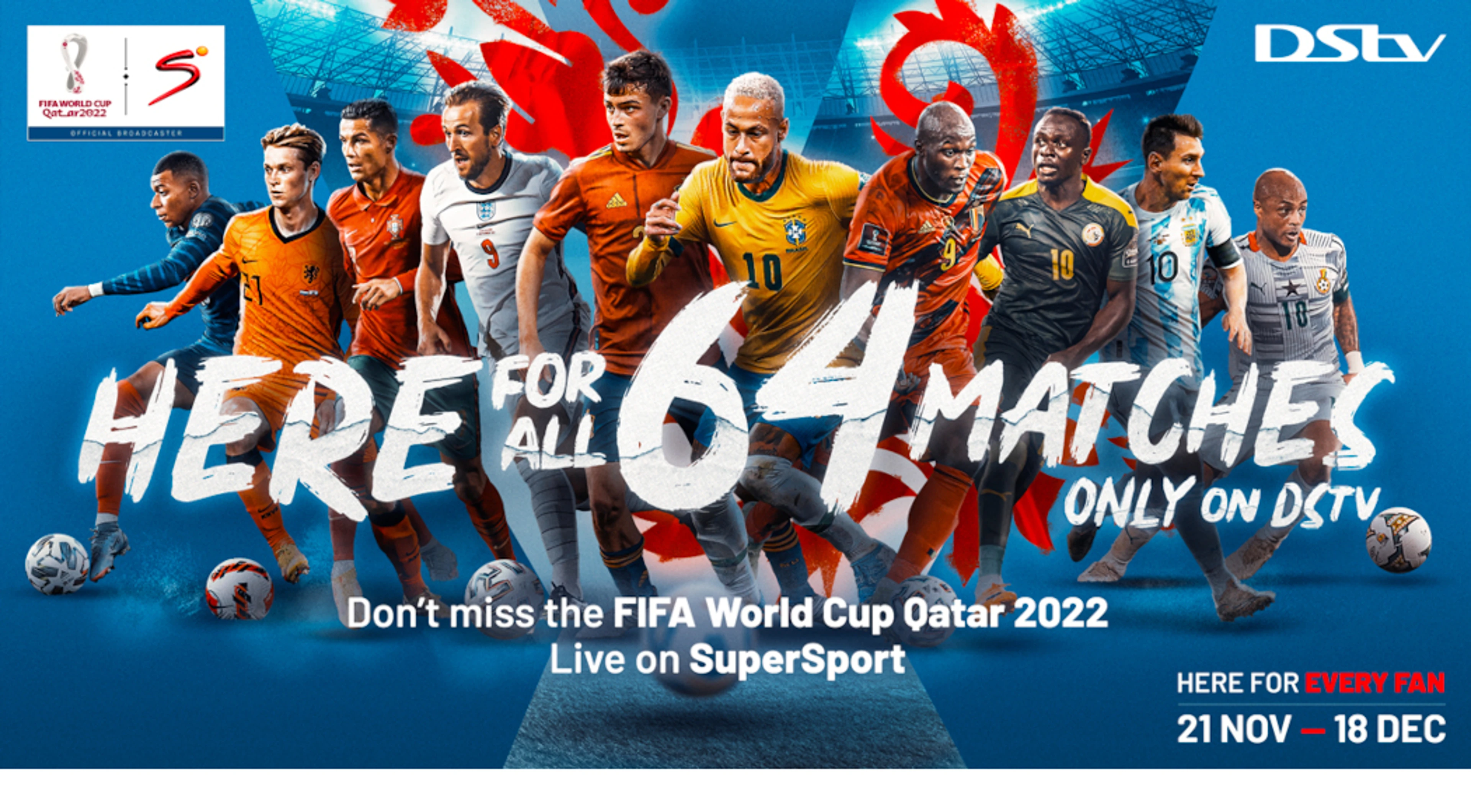 Fifa World Cup 2022 - a SuperSport seat at the greatest stadium in the world