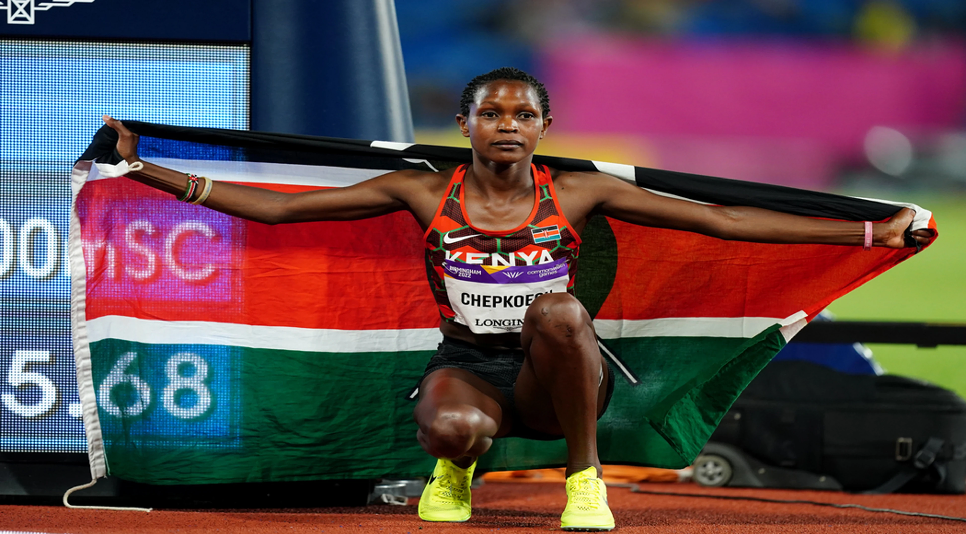 Chepkoech stuns Olympic champion to win gold