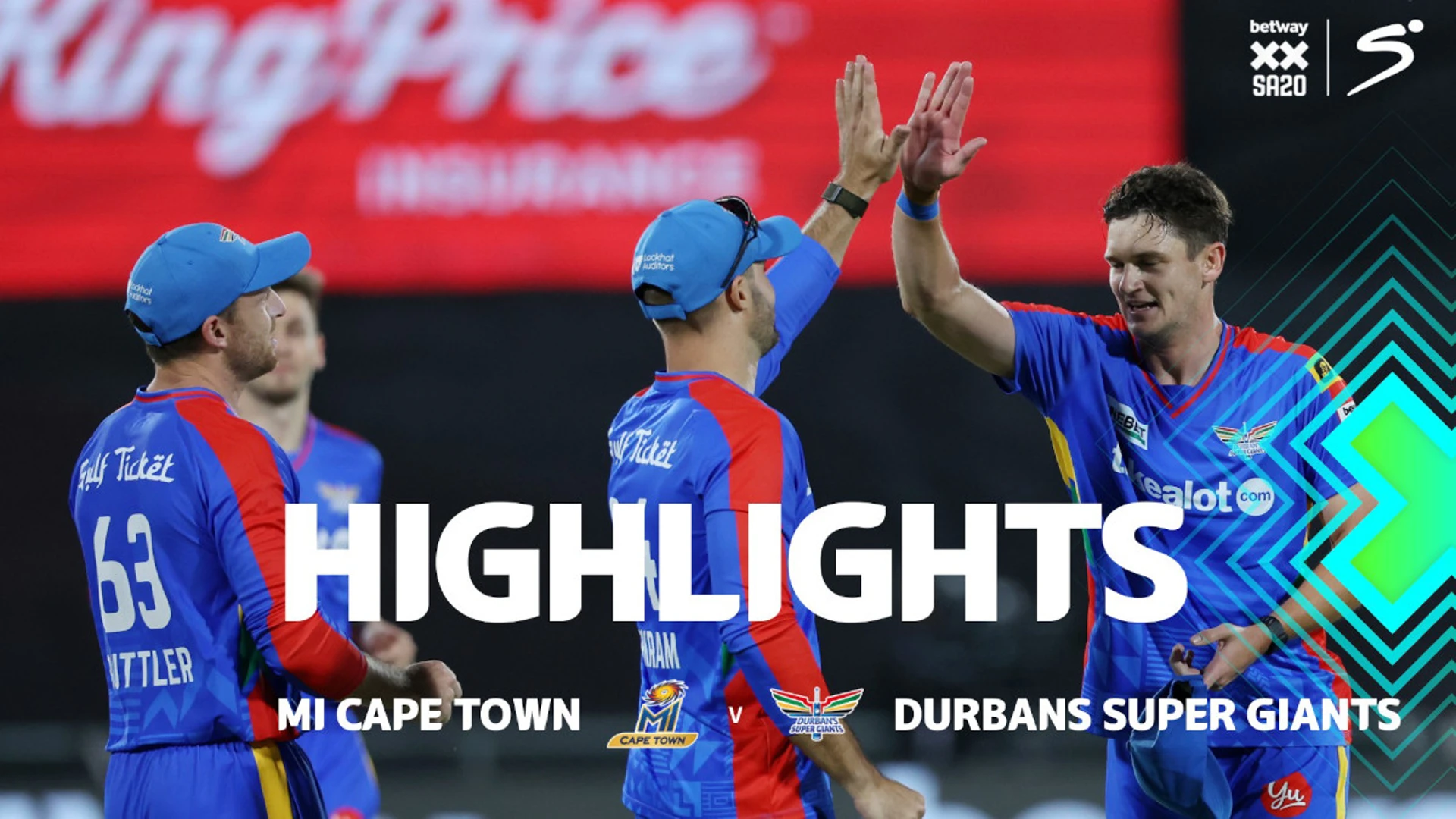 MI Cape Town v Durban's Super Giants | Short Highlights | Betway SA20