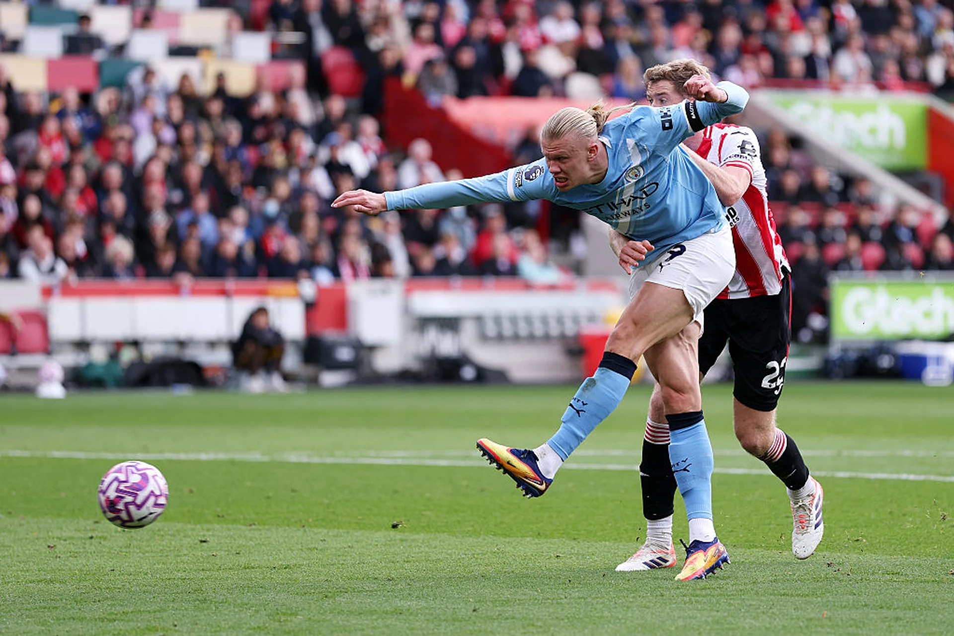 Erling Haaland | 9ᵗʰ Minute Goal v Brentford