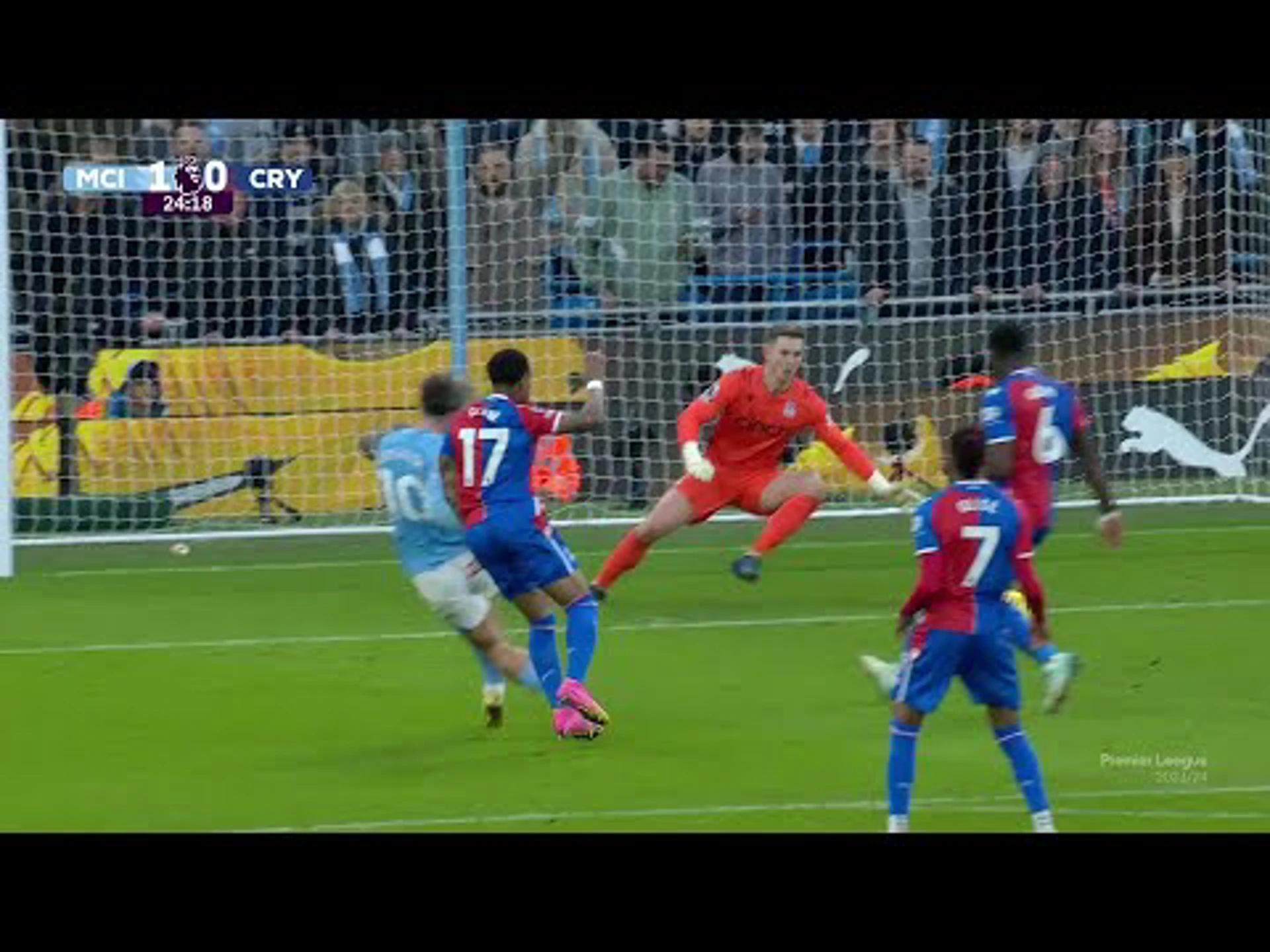 Jack Grealish | 24ᵗʰ Minute Goal v Crystal Palace