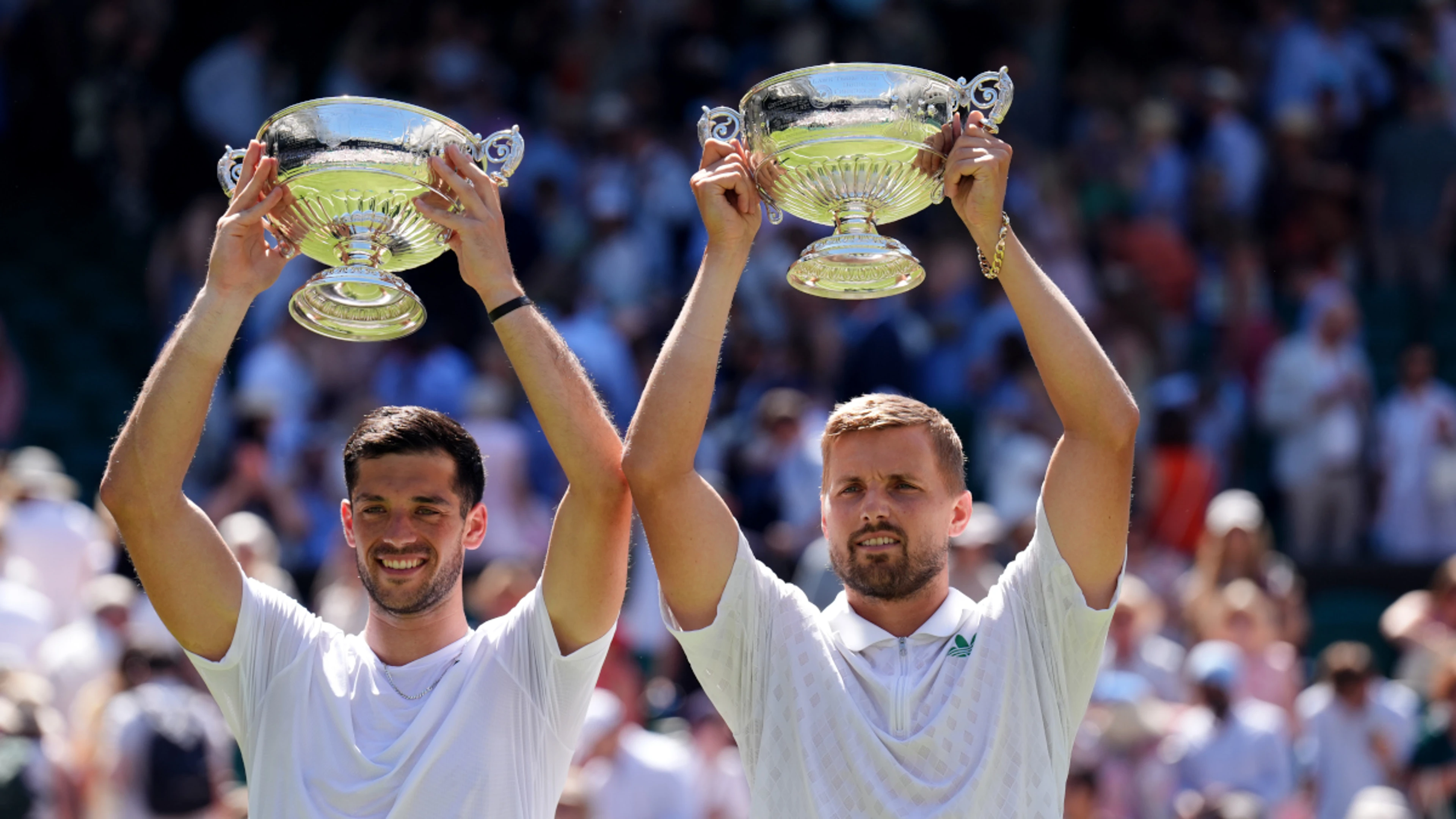 Britain's Cash and Glasspool win Wimbledon men's doubles title