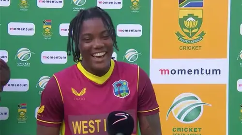 Women's SA v West Indies | 2nd ODI | Interview with Chinelle Henry