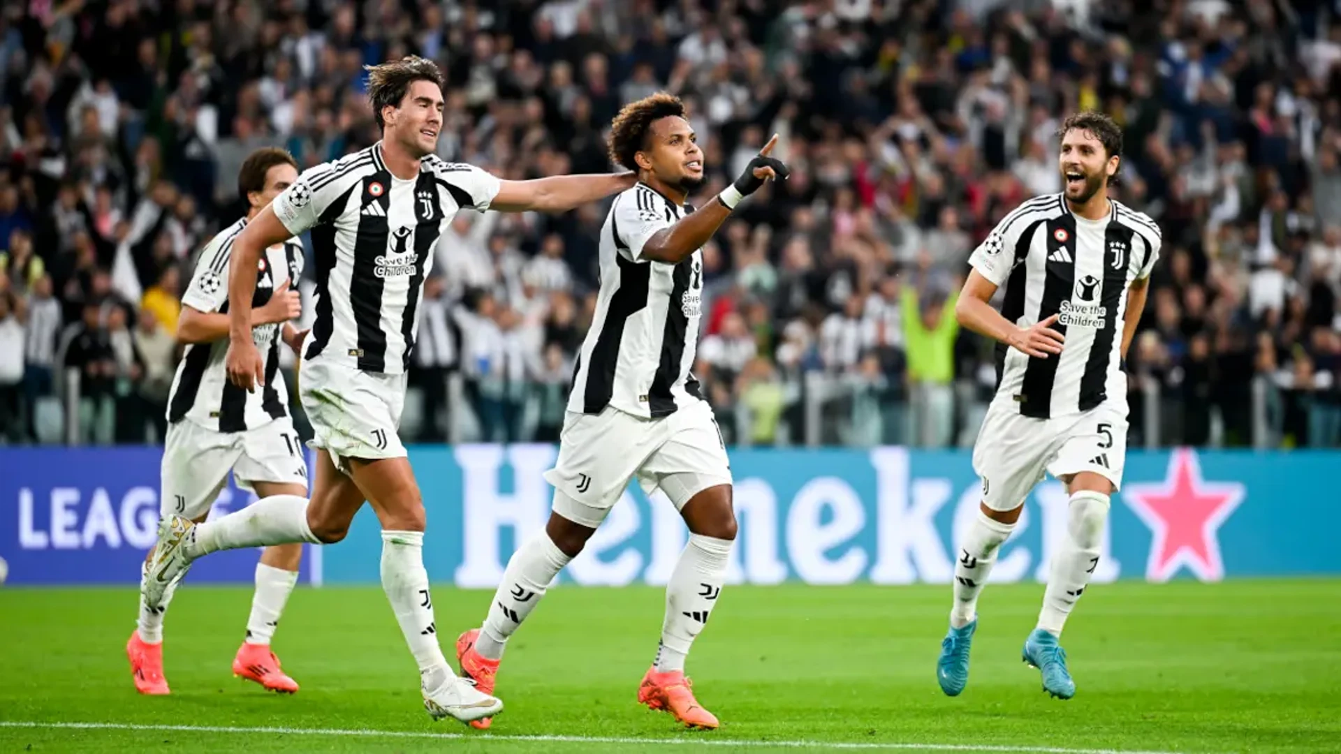 WINNING START: Juve beat PSV on UCL return