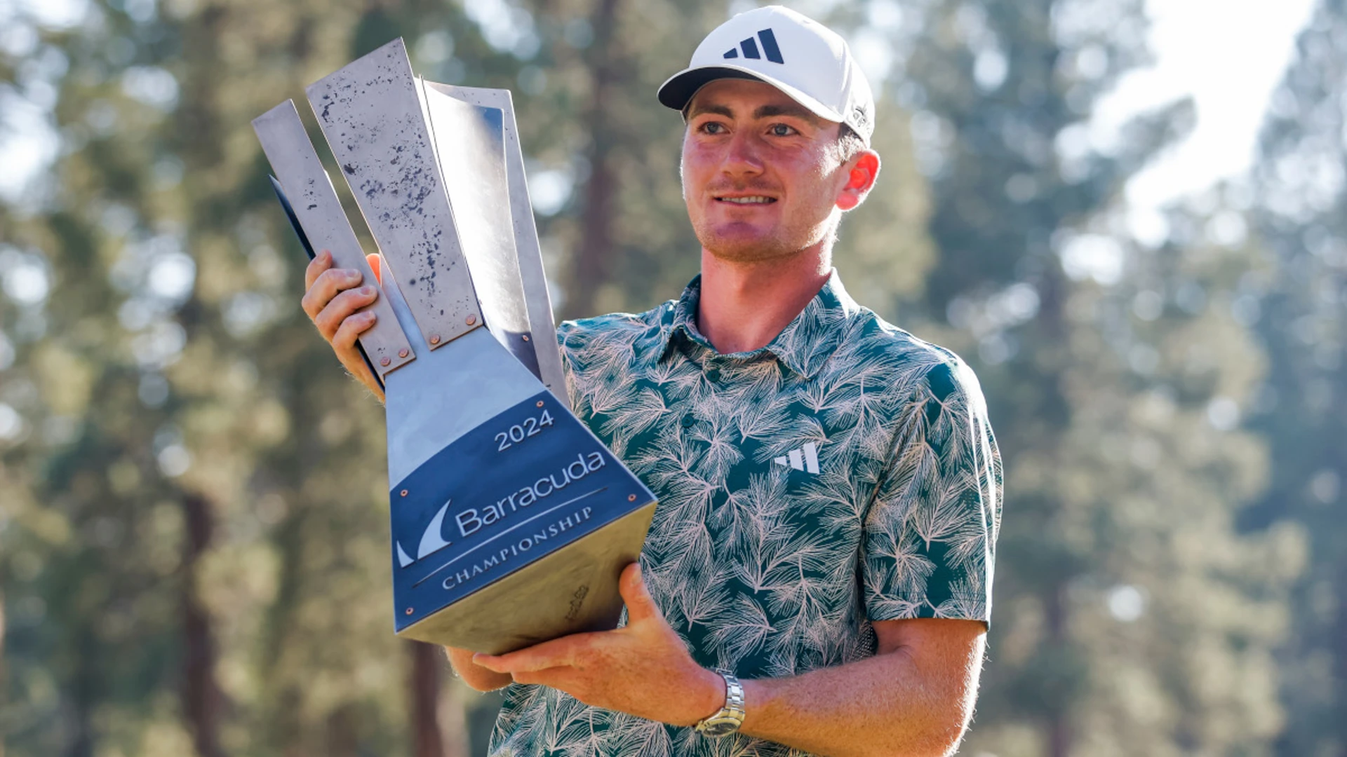 Dunlap, 20, makes history with PGA Tour Barracuda Championship win