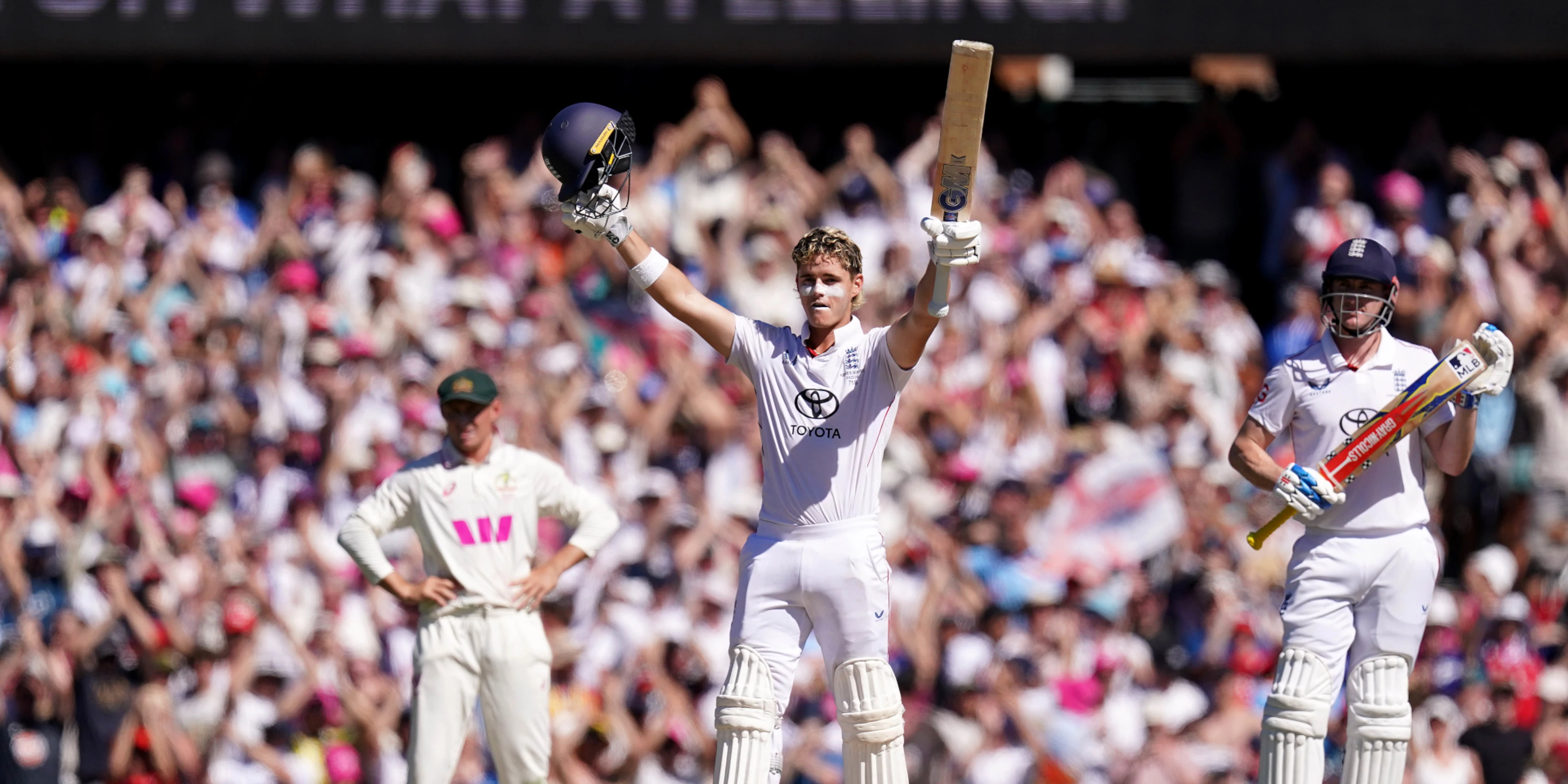 England's Bethell hits maiden test century as family watch on