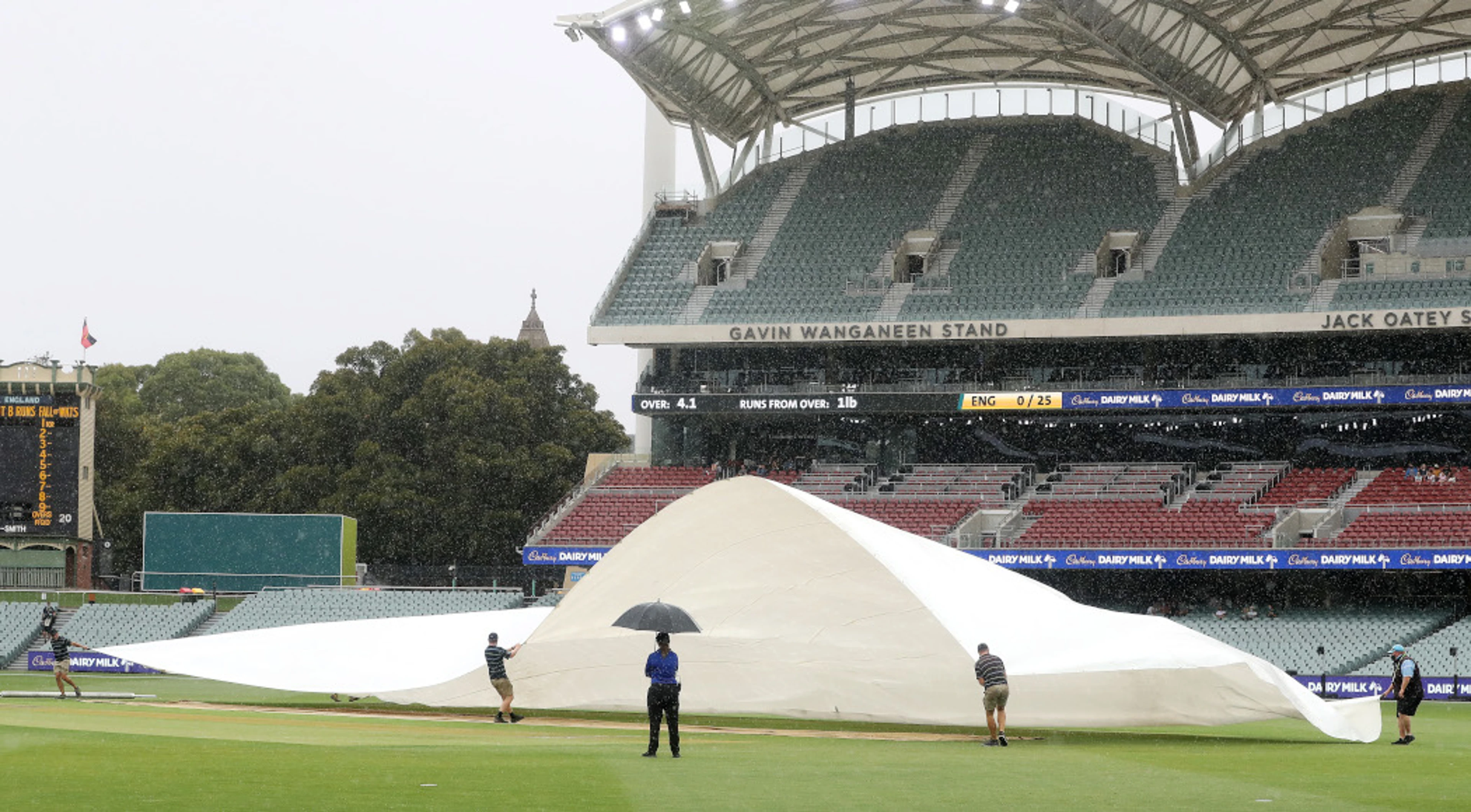 Rain ruins proceedings as second Women's Ashes T20I ends in a no result