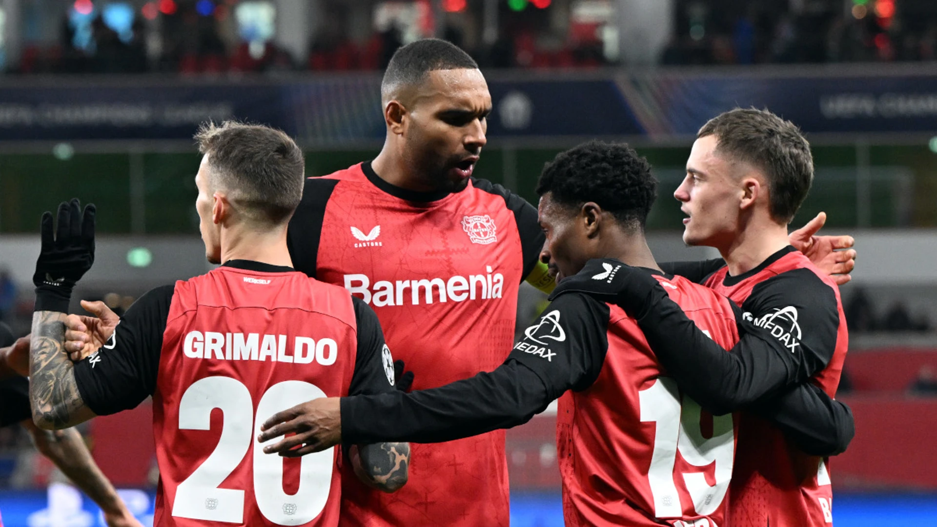 Leverkusen taking confidence from Champions League into Bundesliga title race