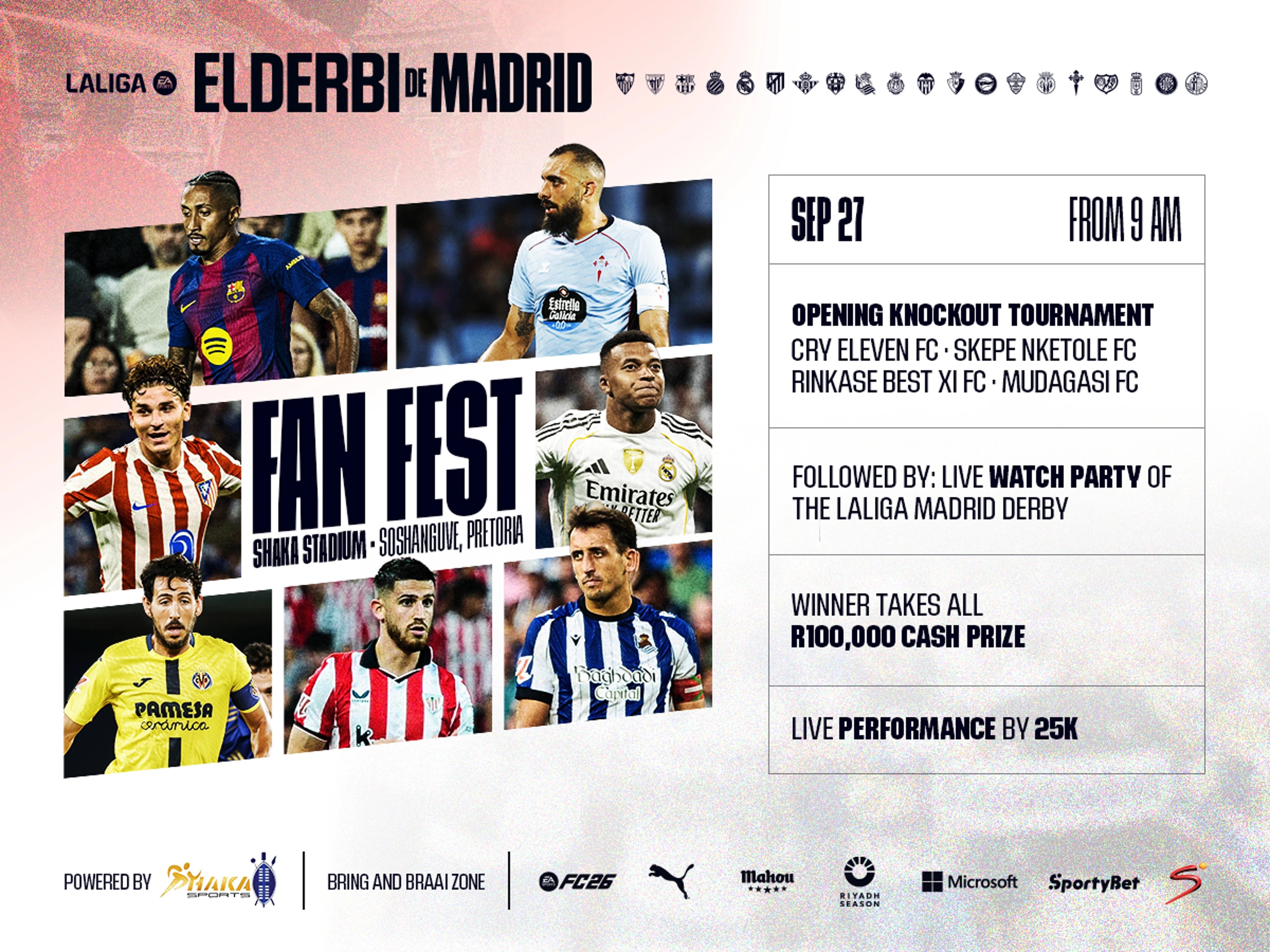 It’s winner takes all at the LaLiga Madrid Derby Fan Fest