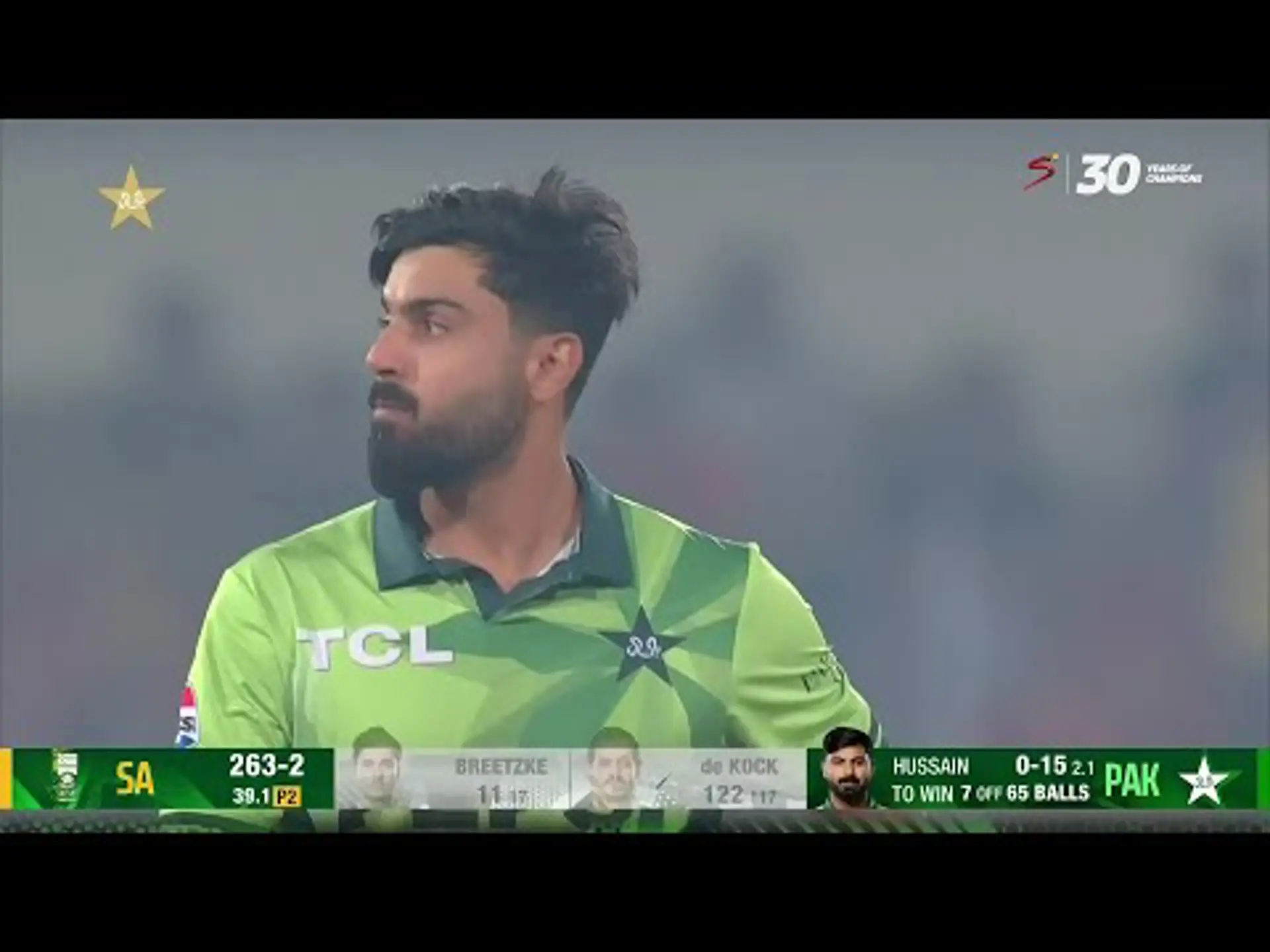 Pakistan v South Africa | 2nd ODI | 2nd innings | Quinton Kock 123
