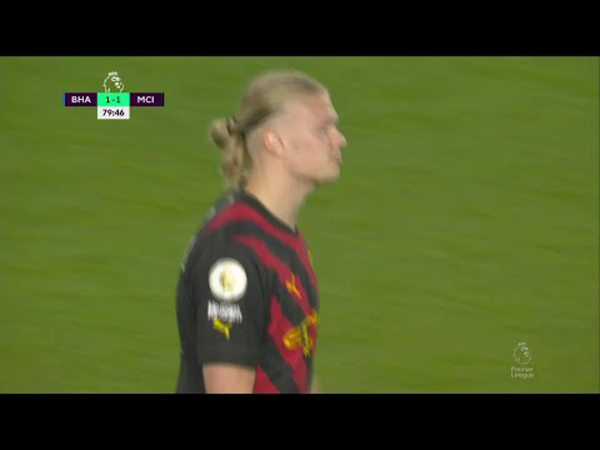 Erling Haaland | 79ᵗʰ Minute VAR v Brighton and Hove Albion
