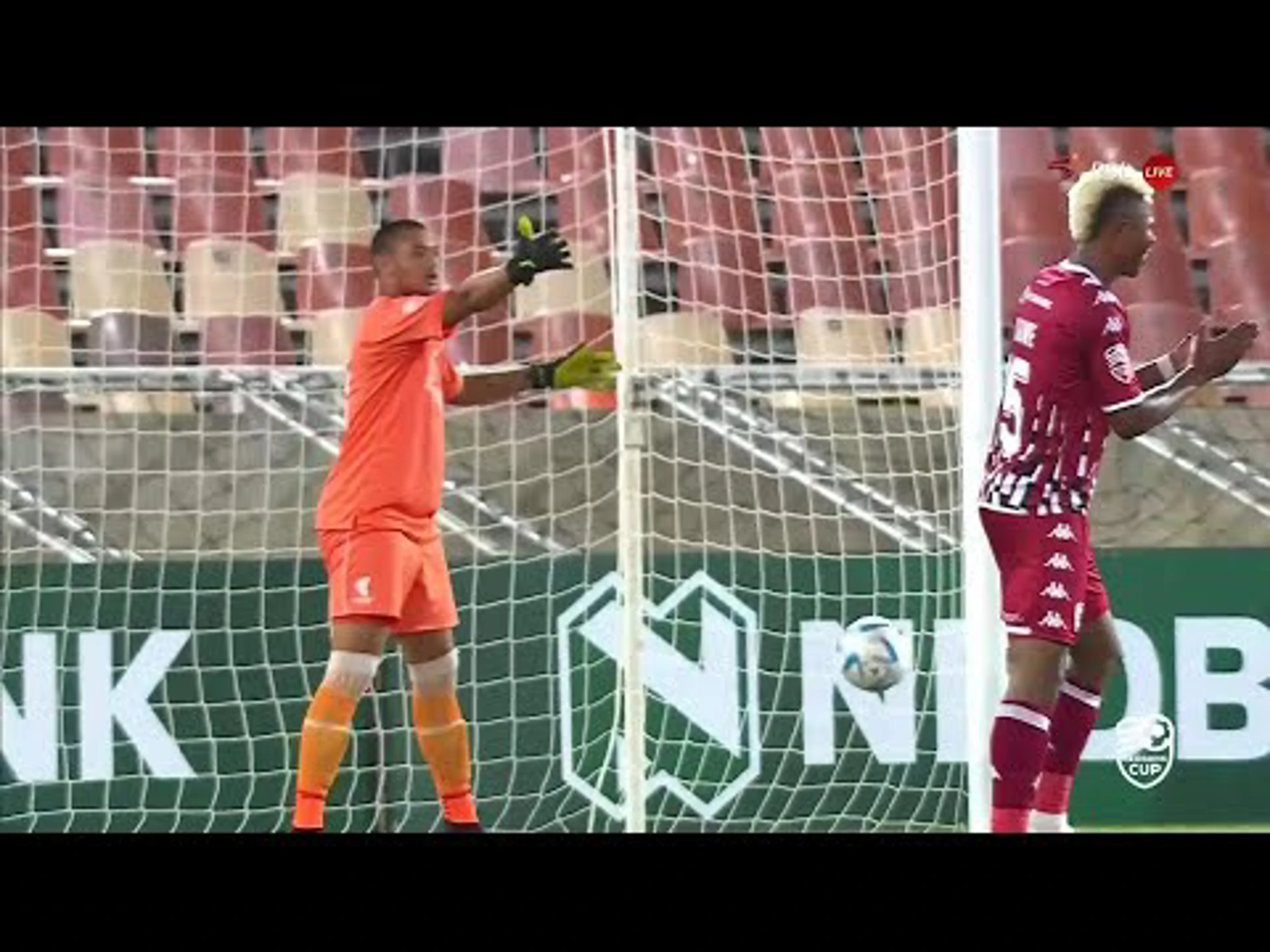 Sepana Victor Letsoalo with a Goal vs. Cape Town Spurs