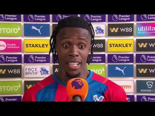 Premier League | Crystal Palace v Watford | Post-match interview with Wilfried Zaha