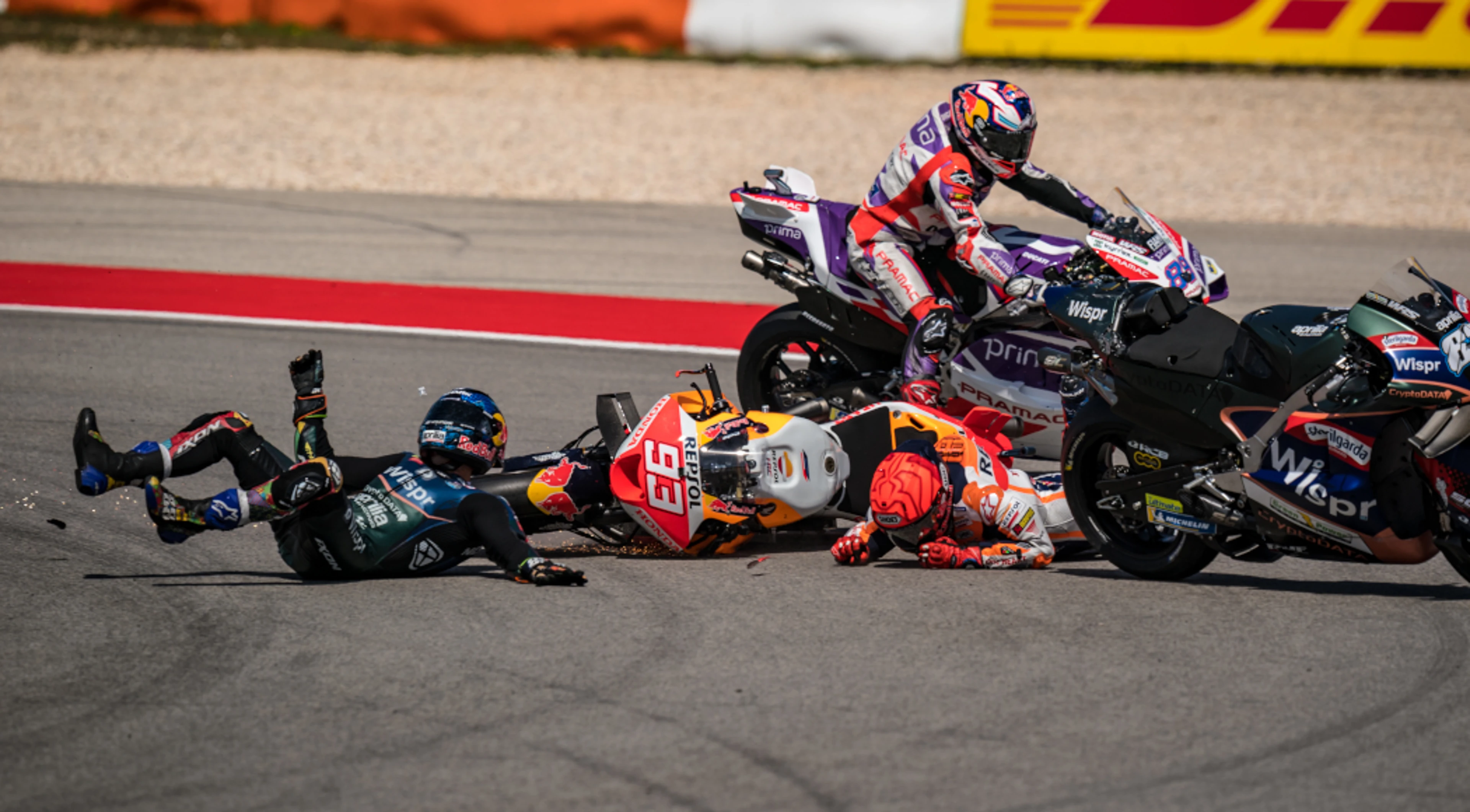 Marquez apologises for Oliveira crash at Portuguese GP, accepts penalty