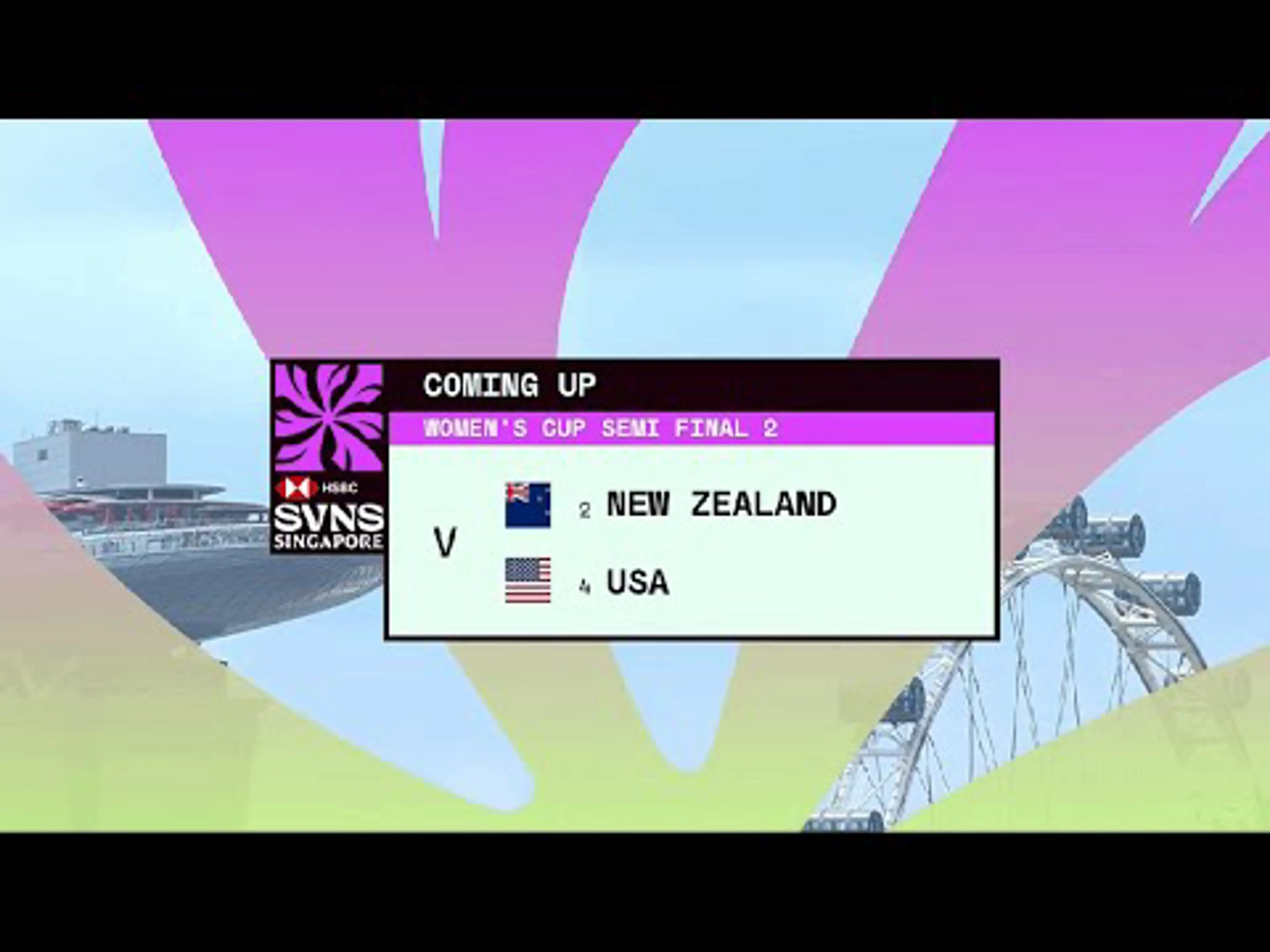 New Zealand v USA | SF2 Highlights | World Rugby HSBC Women's Sevens Series Singapore