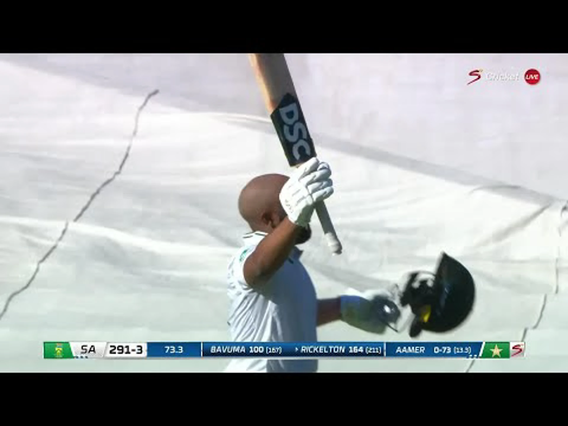 South Africa v Pakistan | 2nd Test | 1st innings | Temba Bavuma 106