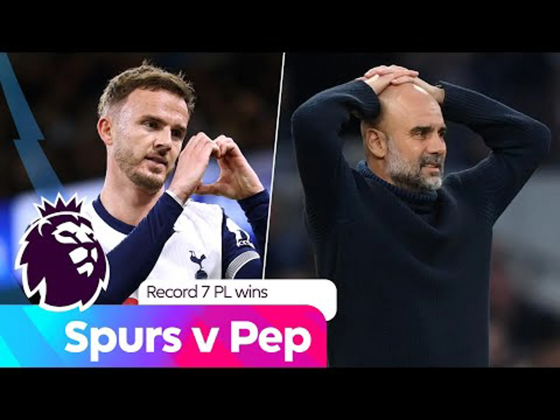 Spurs' record seven wins again Pep's Man City | Premier League