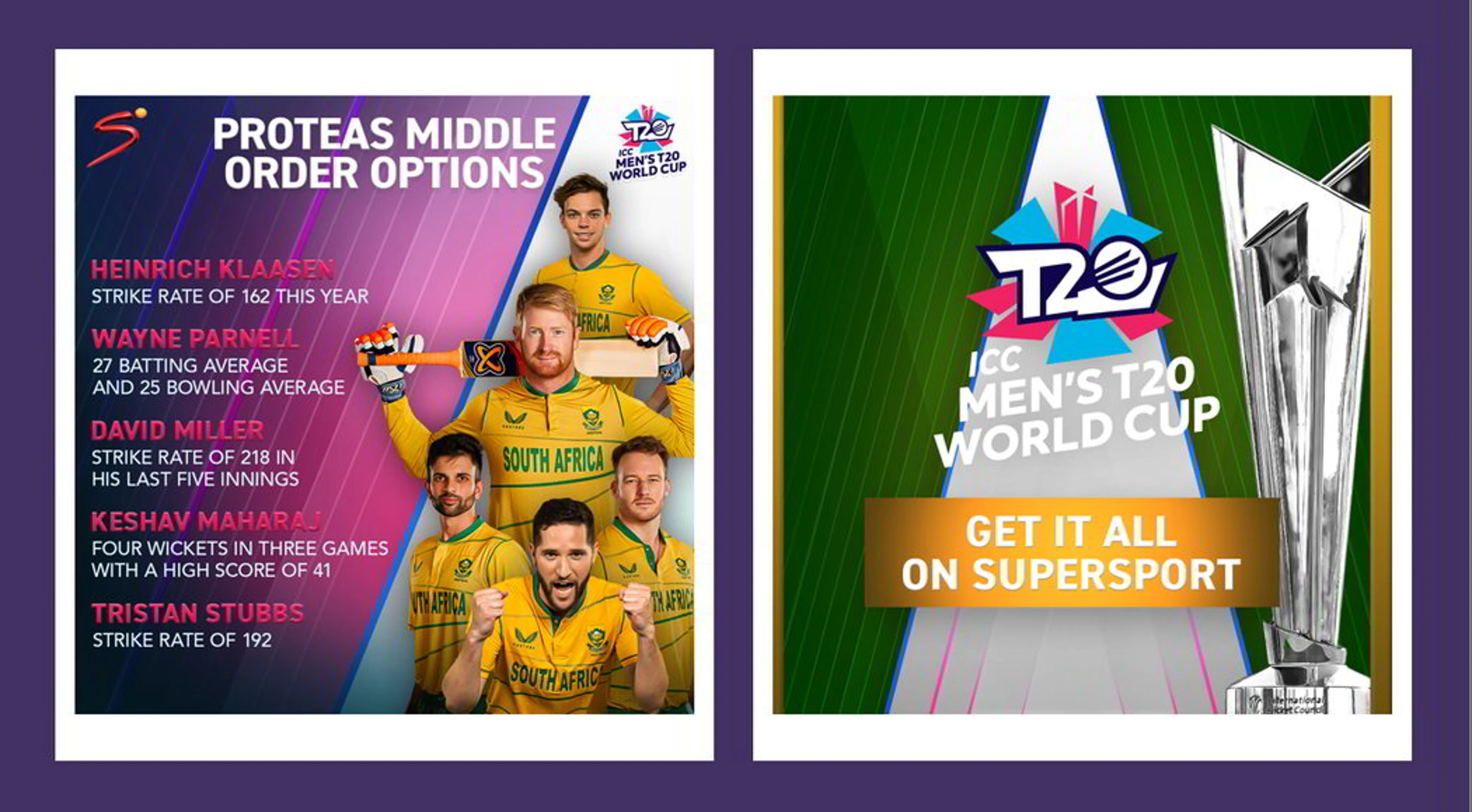 Preview: Proteas middle-order & allrounder options