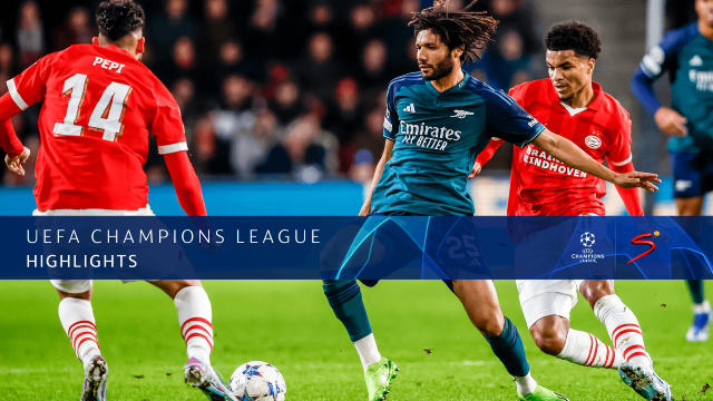 PSV Eindhoven V Arsenal | Match Highlights | UEFA Champions League ...