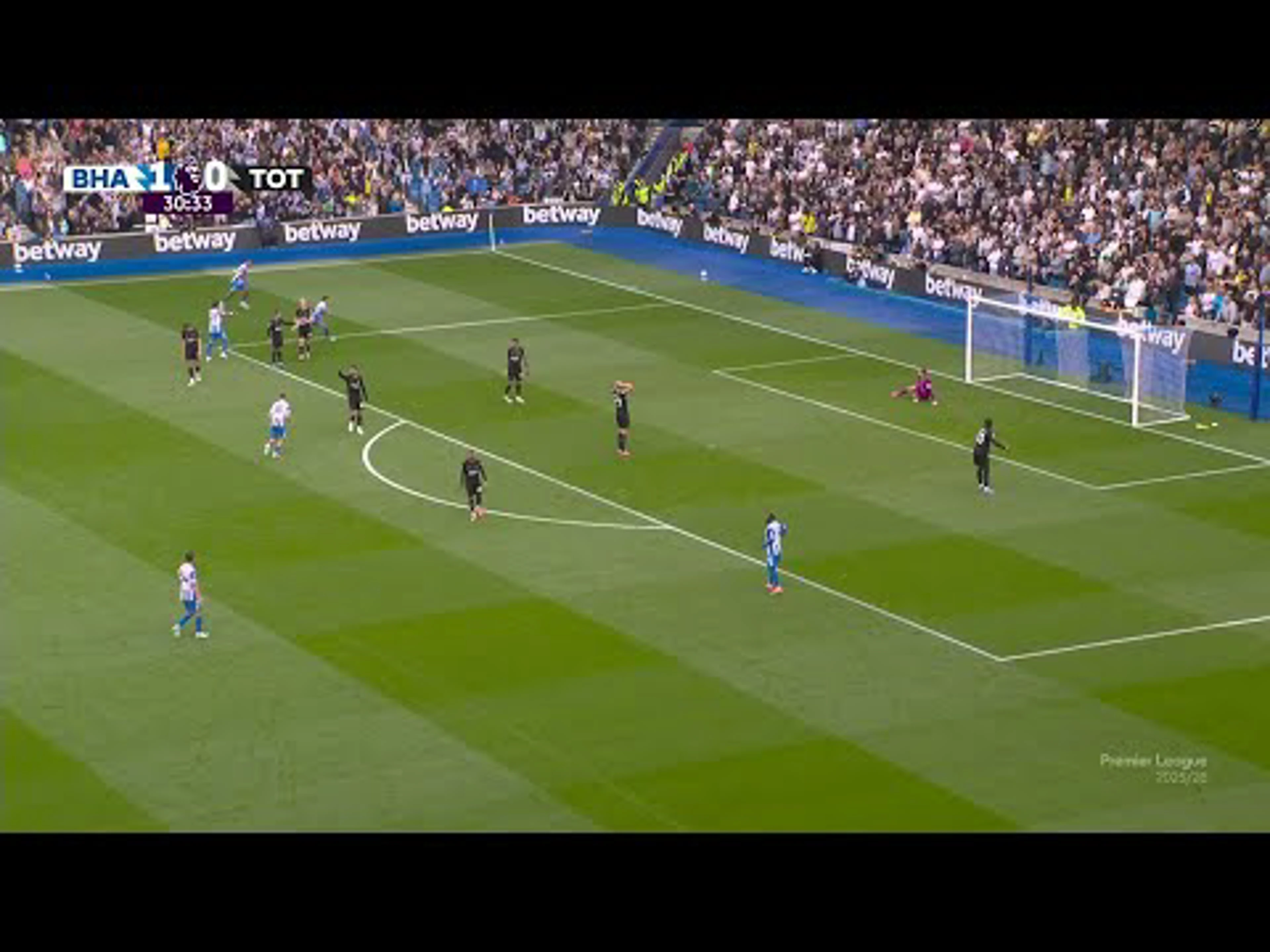 Yasin Ayari | 31ˢᵗ Minute Spectacular Short Goal v Tottenham Hotspur
