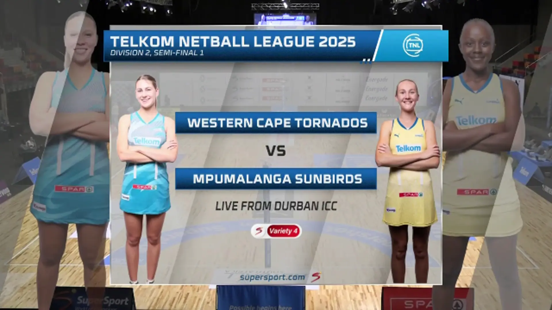Western Cape Tornados v Mpumalanga Sunbirds | SF1 | Highlights | Netball League