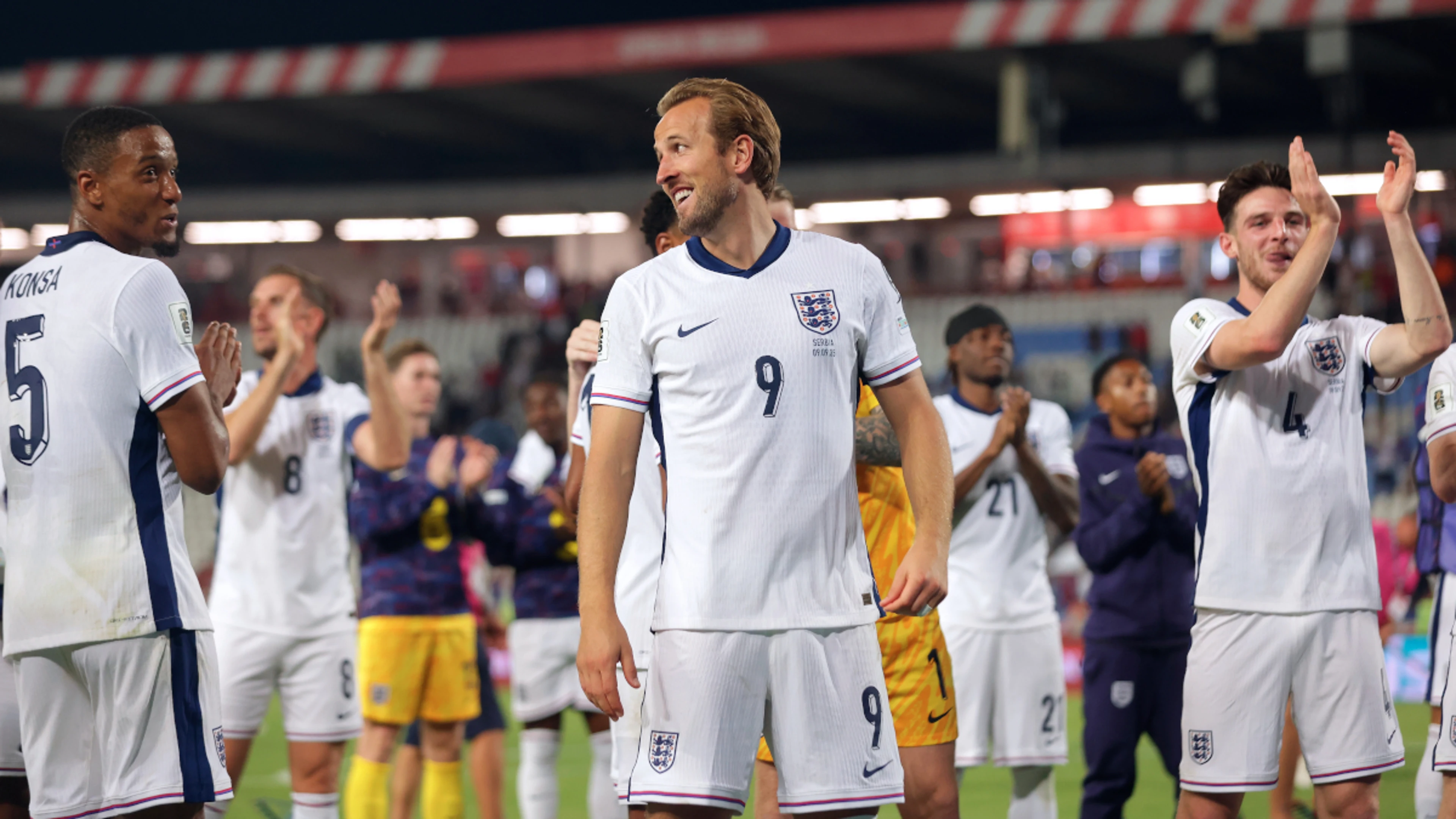 England thrash Serbia  to close in on World Cup