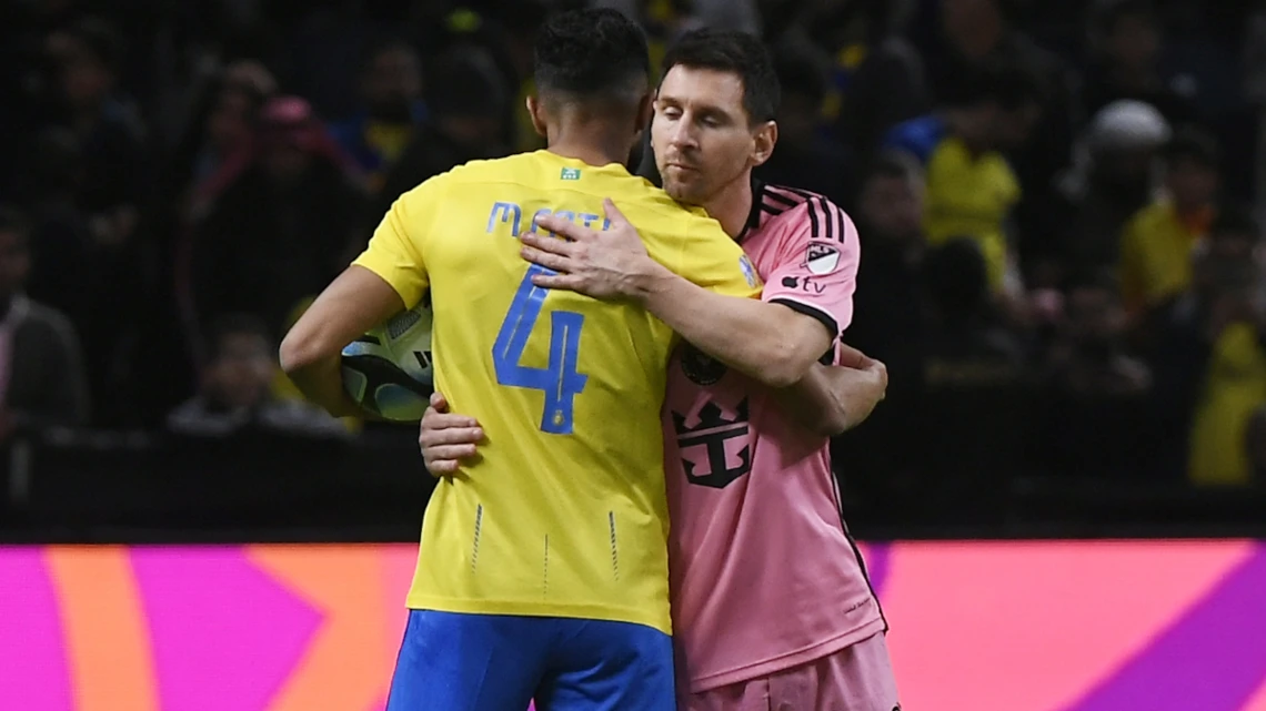 Al Nassr Thrash Inter Miami As Ronaldo Messi Watch On Supersport