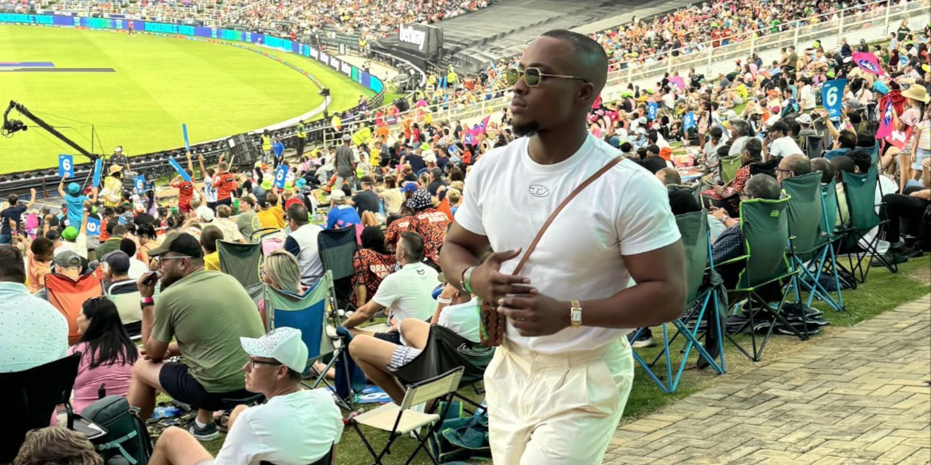 STARS SPOTTED: Zamani Mbatha Brings Fashion, Energy, and Star Power to the Bullring