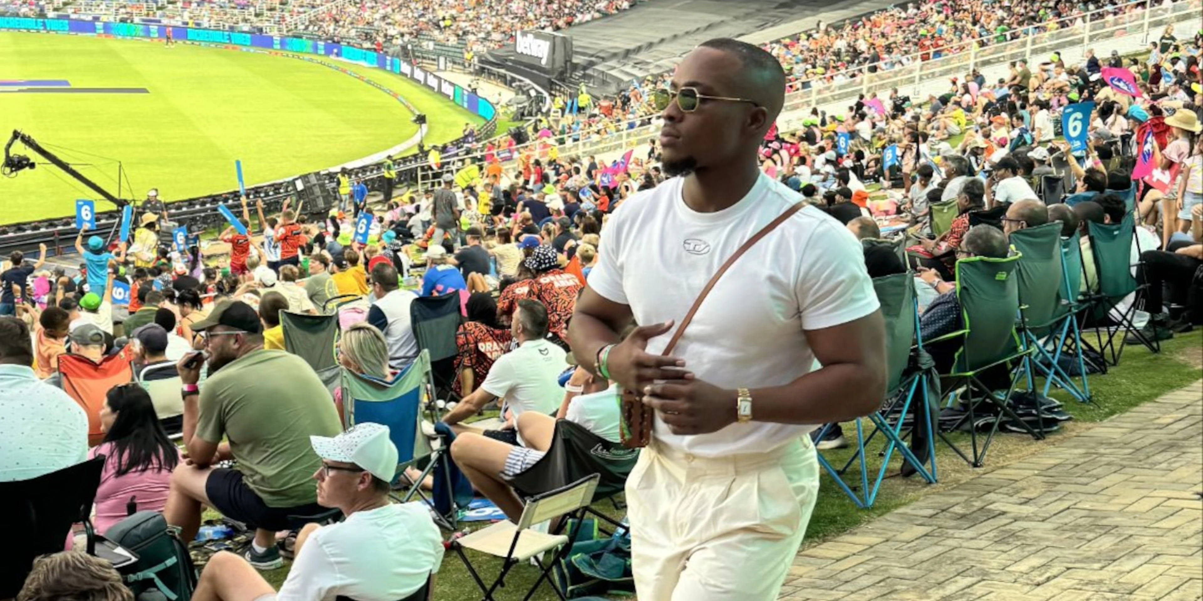 STARS SPOTTED: Zamani Mbatha Brings Fashion, Energy, and Star Power to the Bullring