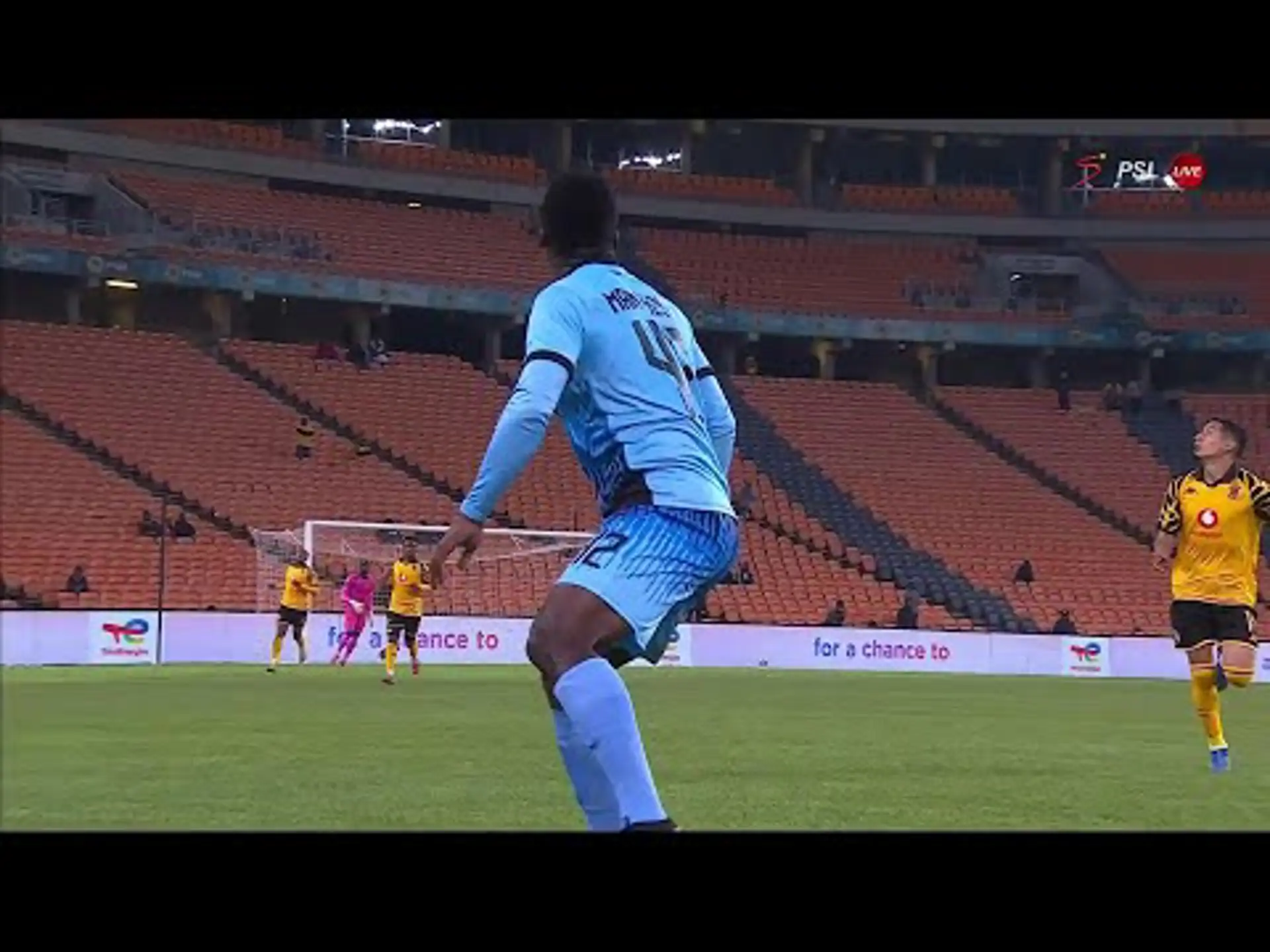 High Flier, Near Disaster... Manthosi avoids potential injury!