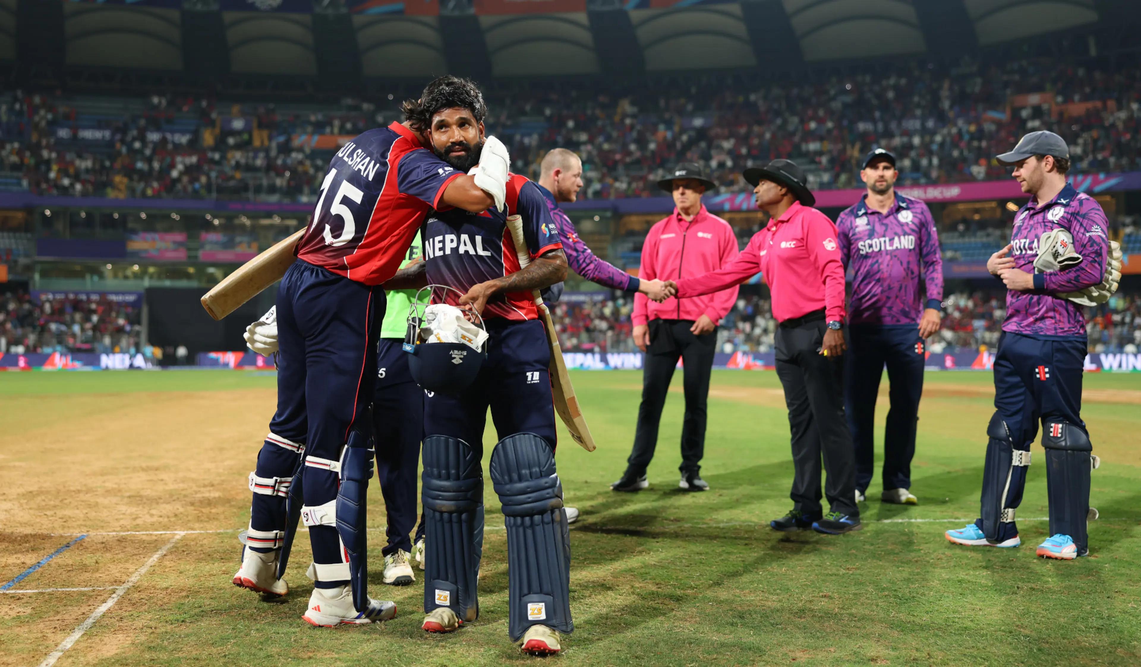Nepal sign off at T20 World Cup with win over Scotland