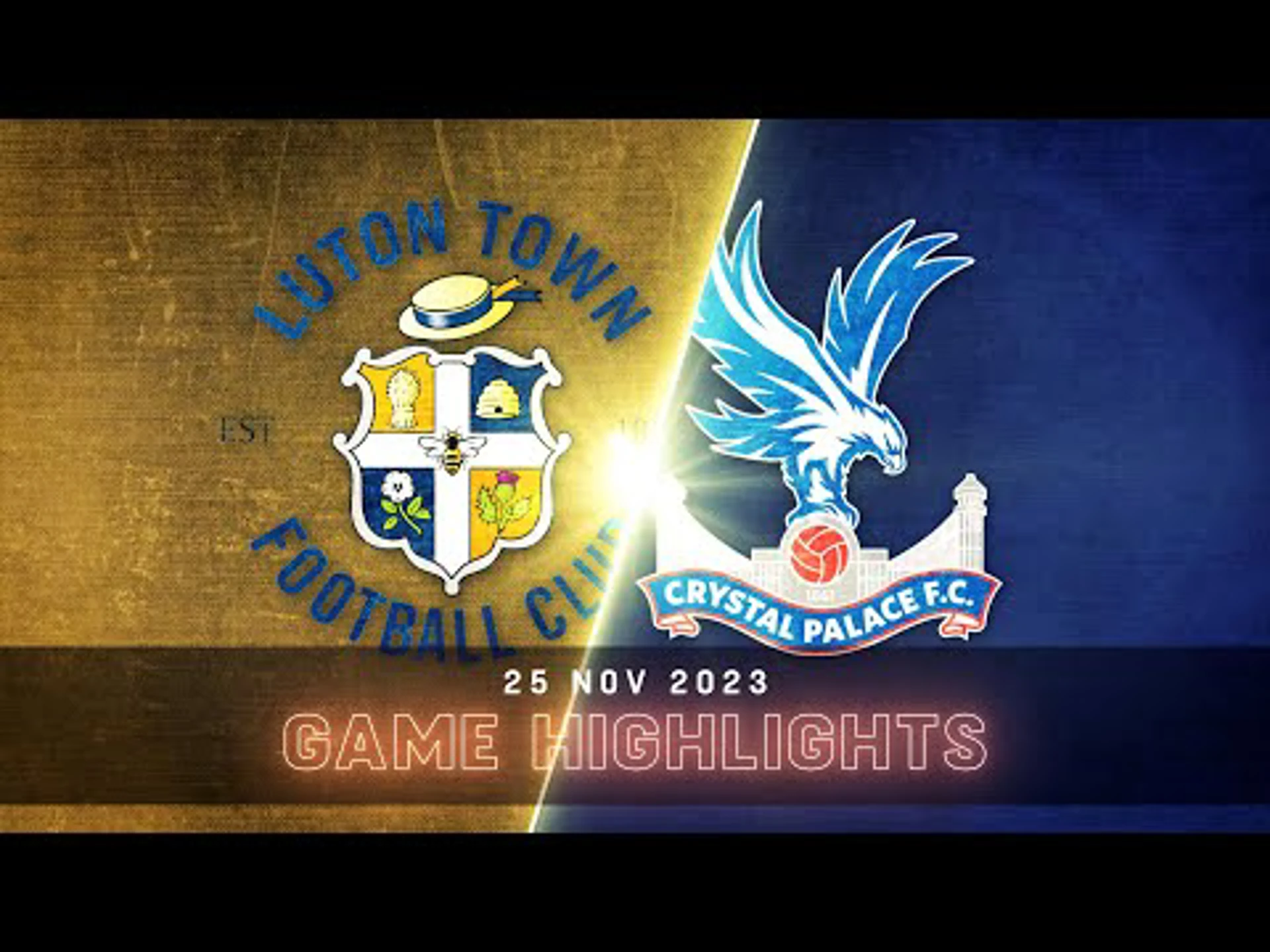Luton Town v Crystal Palace | Match in 3 Minutes | Premier League
